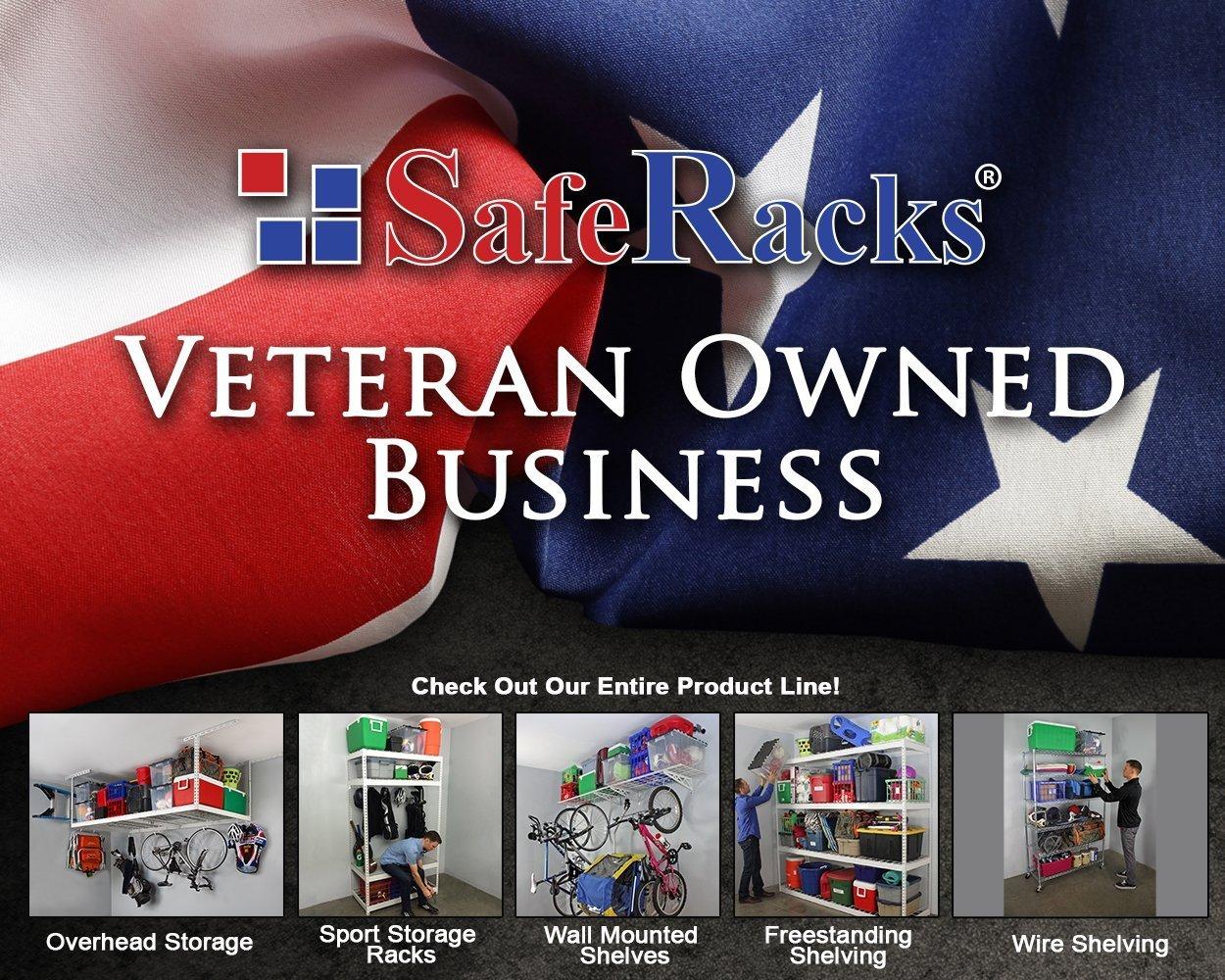 MonsterRax Standard Golf Storage Rack for 2 Large Golf Bags and Golf Accessories