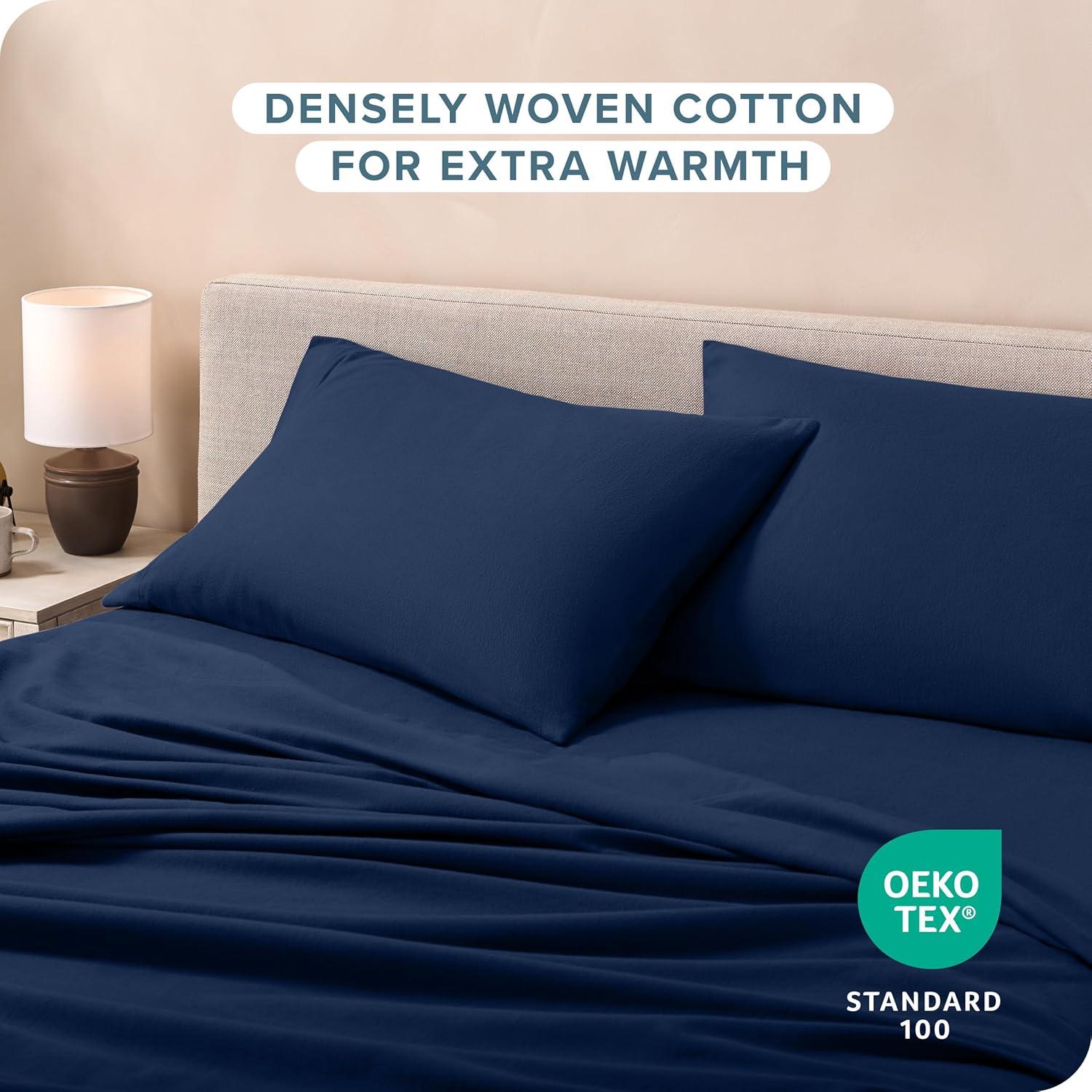 Bare Home 100% Cotton Flannel Pillowcase (Set of 2)