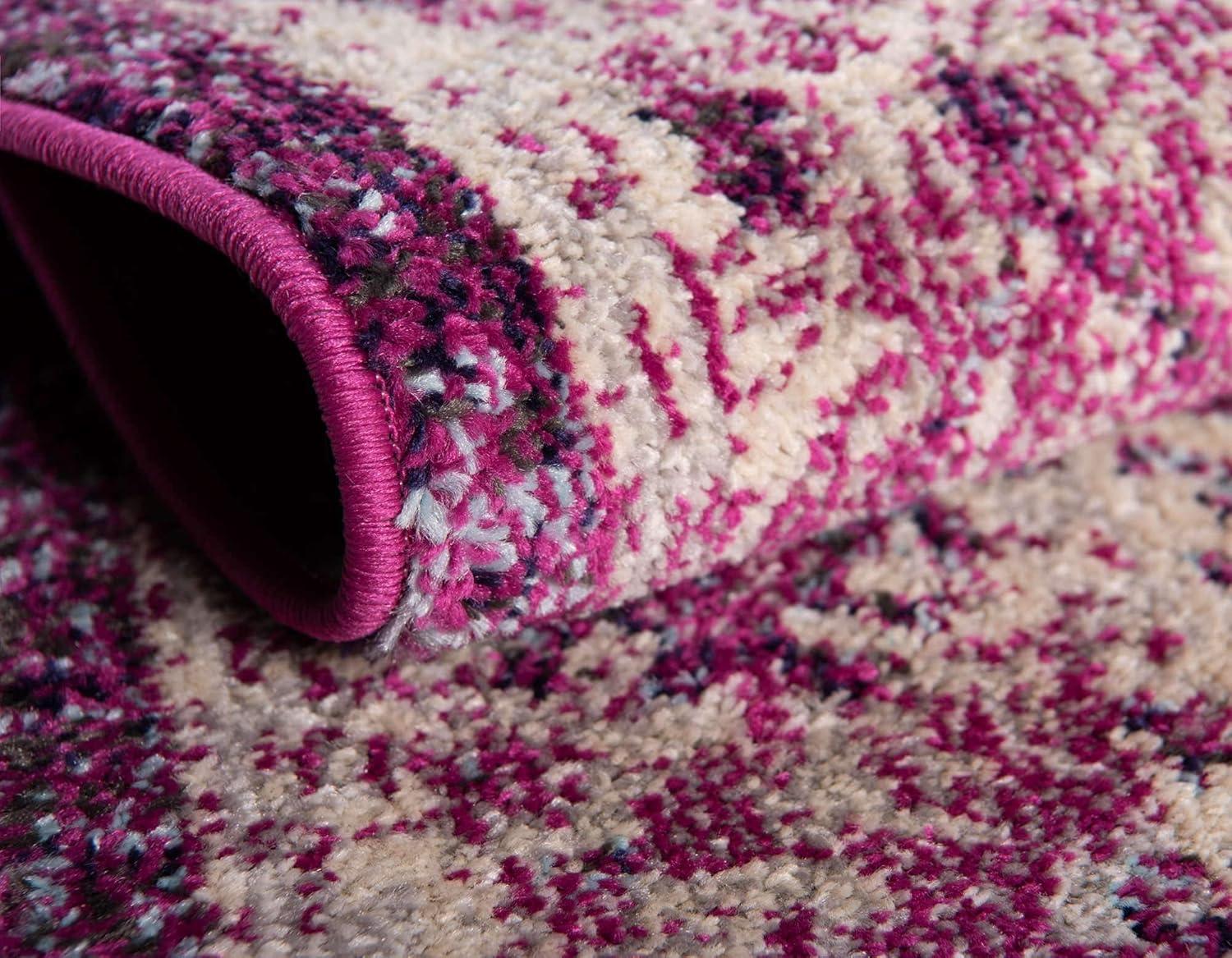 Penrose Krystle Purple 8 ft. x 10 ft. Area Rug