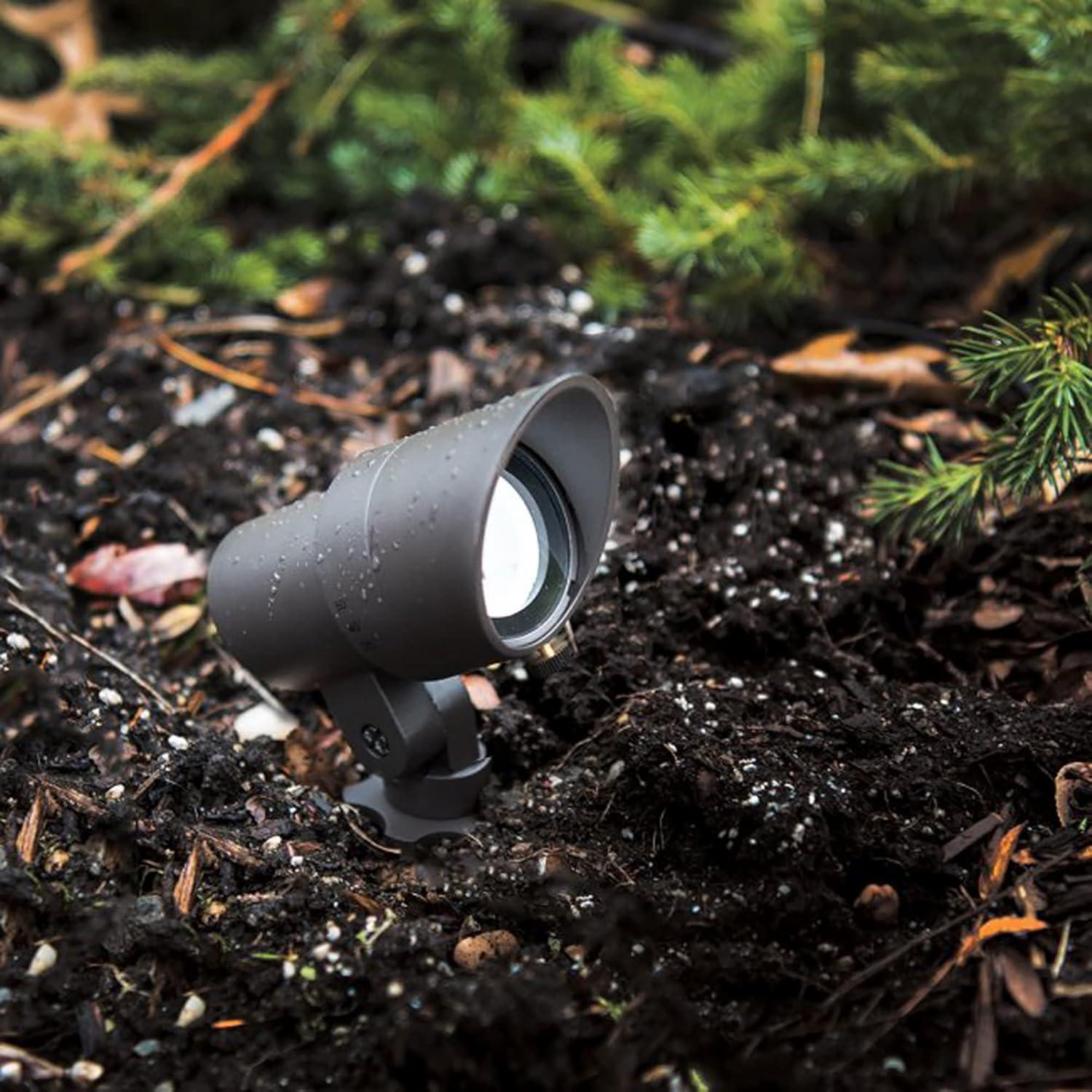 Brown Integrated LED Metal Spotlight