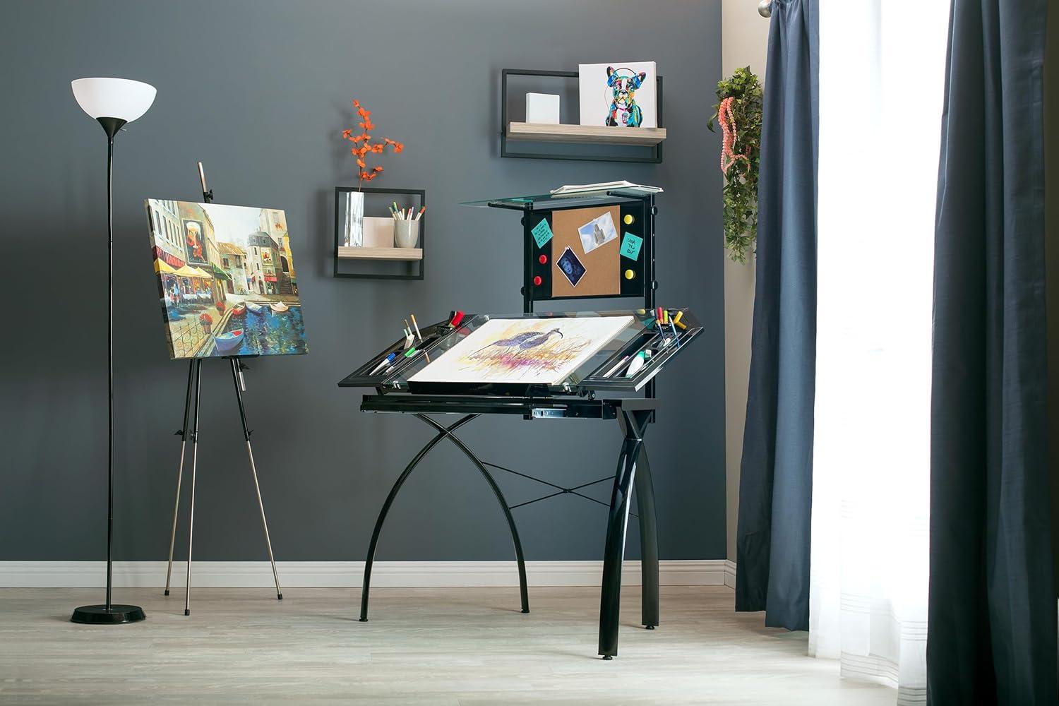 Inbox Zero Courson 50'' x 22'' Craft Table