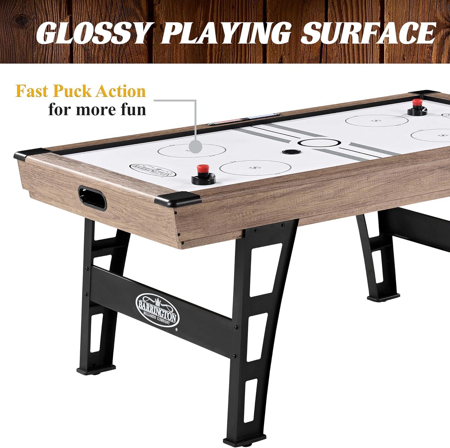 Barrington Billiards Company Barrington 5-ft Urban Collection Air Powered Hockey Table With Electronic Scorer And Sound Effects