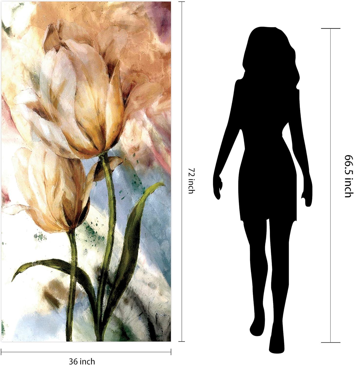 Empire Art Direct " Pastel Fleur I&II " 2 - Pieces Painting Print