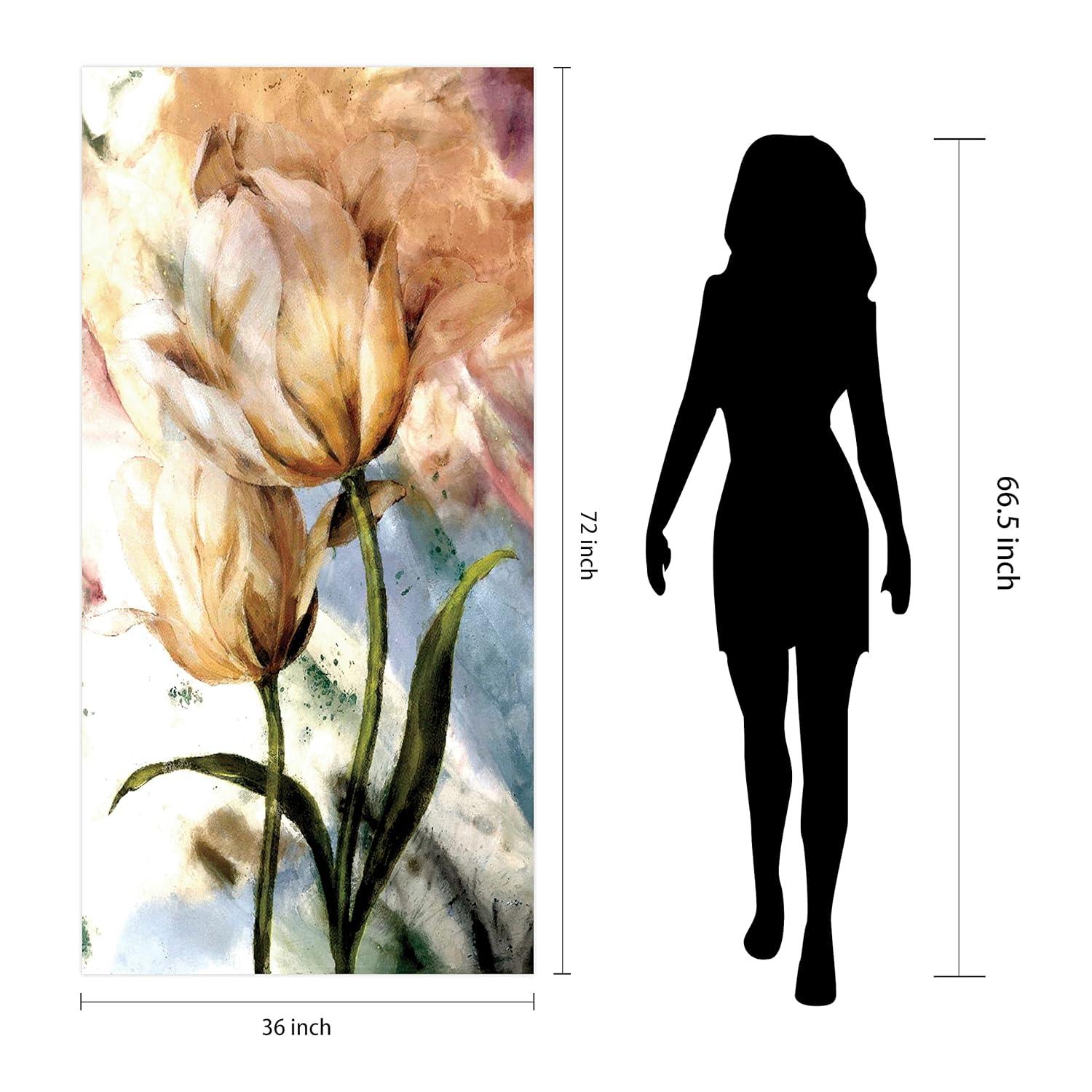 Empire Art Direct " Pastel Fleur I&II " 2 - Pieces Painting Print