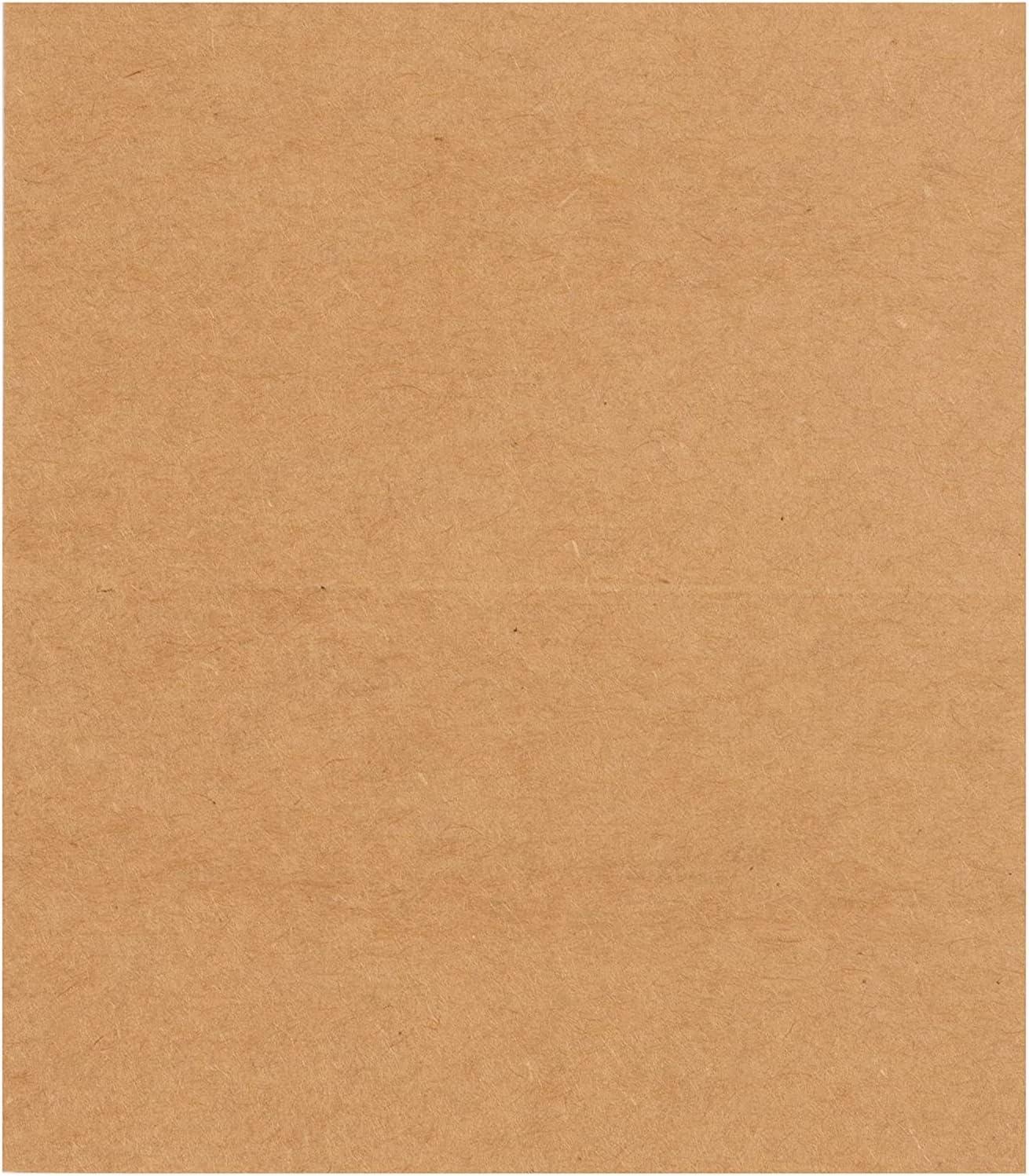 Place Cards for Weddings, 100-Count Kraft Table Name Cards, Blank Rustic Tent Cards, Seating Placecards for Dinner Parties, Banquets, Events