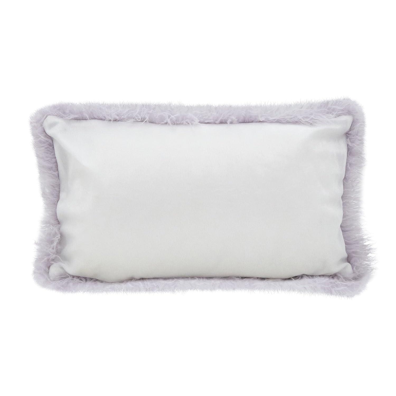 Faux Fur Lumbar Throw Pillow