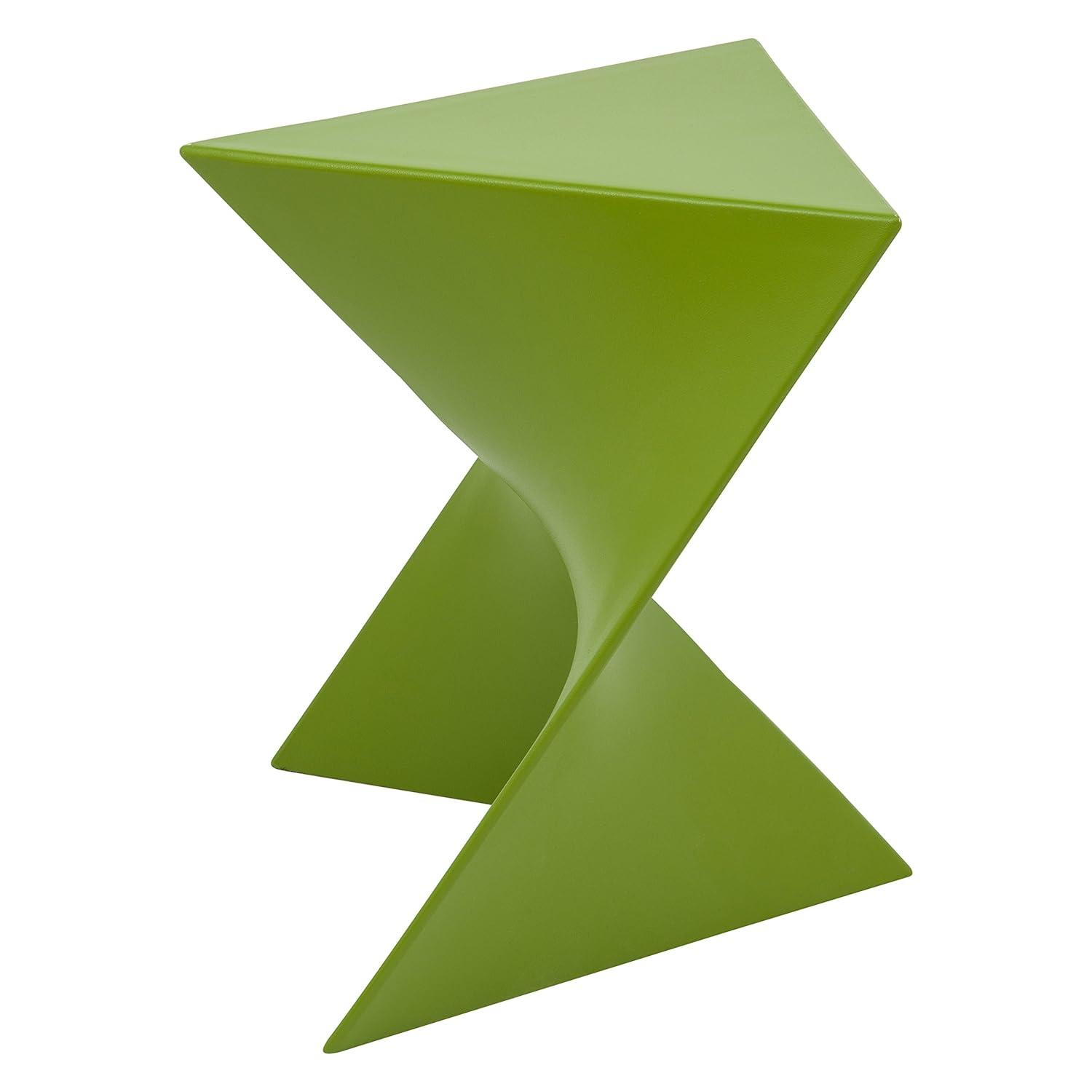 LeisureMod Danbury Modern Vanity Side Table, Green