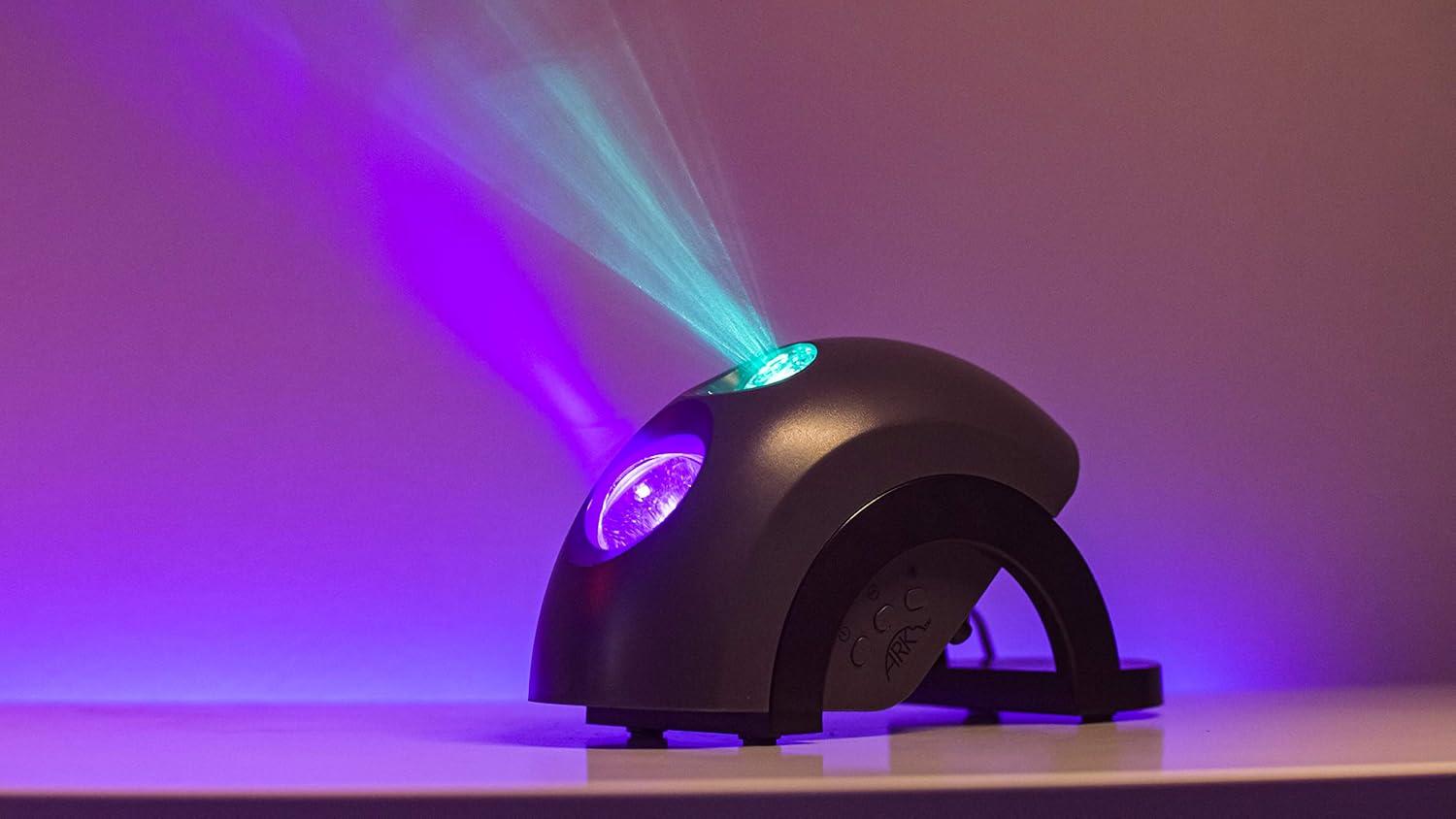 Shadow Grey LED Aurora Projector with Green Laser and Blue Nebula