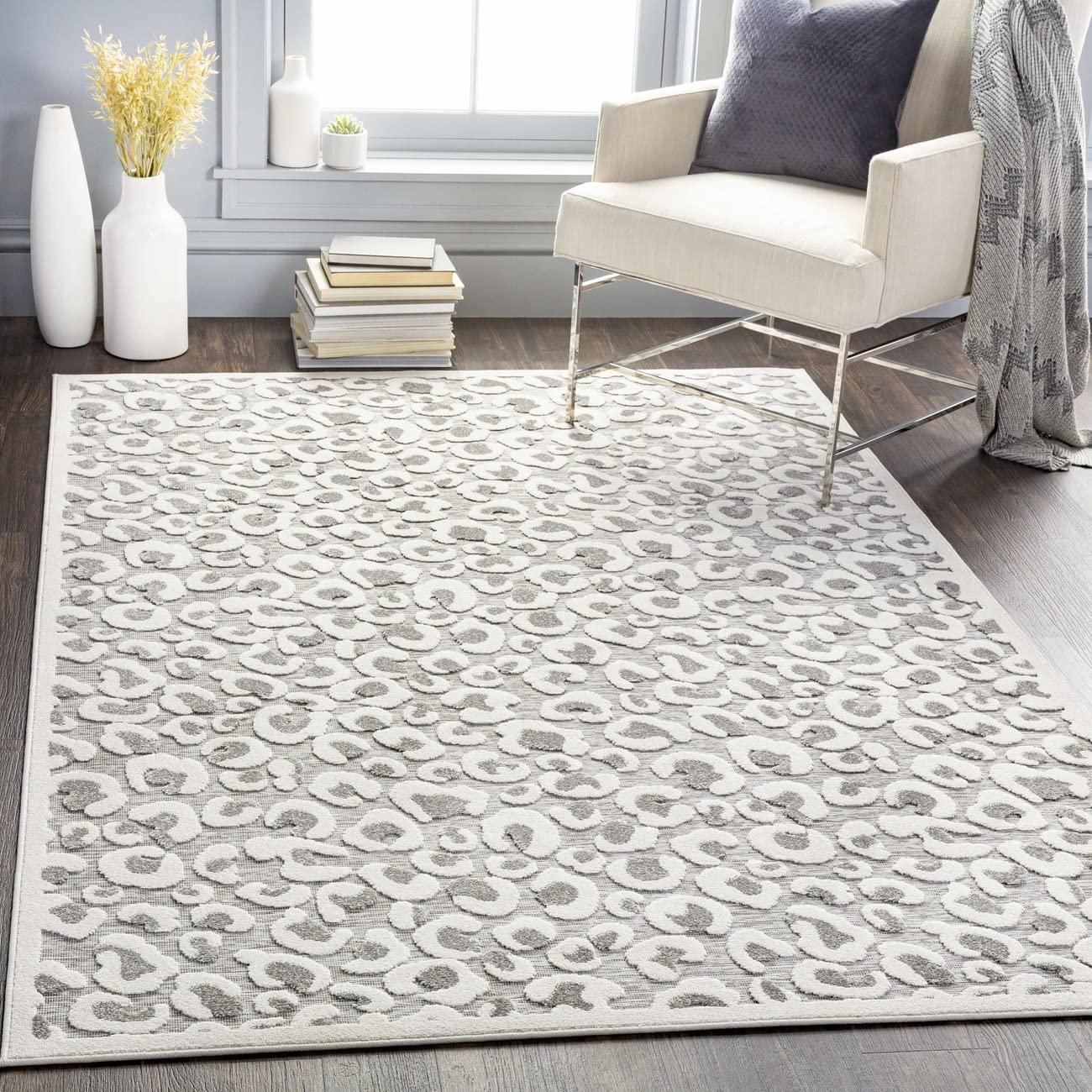 Mark & Day Vossen 5'3"x7'3" Rectangle Woven Indoor and Outdoor Area Rugs Cream