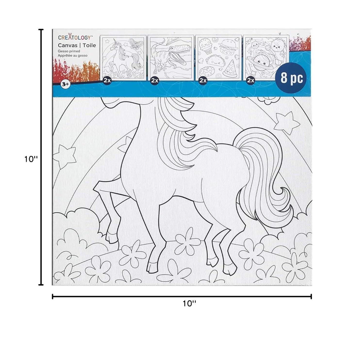 Pre-Printed Canvas Panels By Creatology™ - 8 Pack