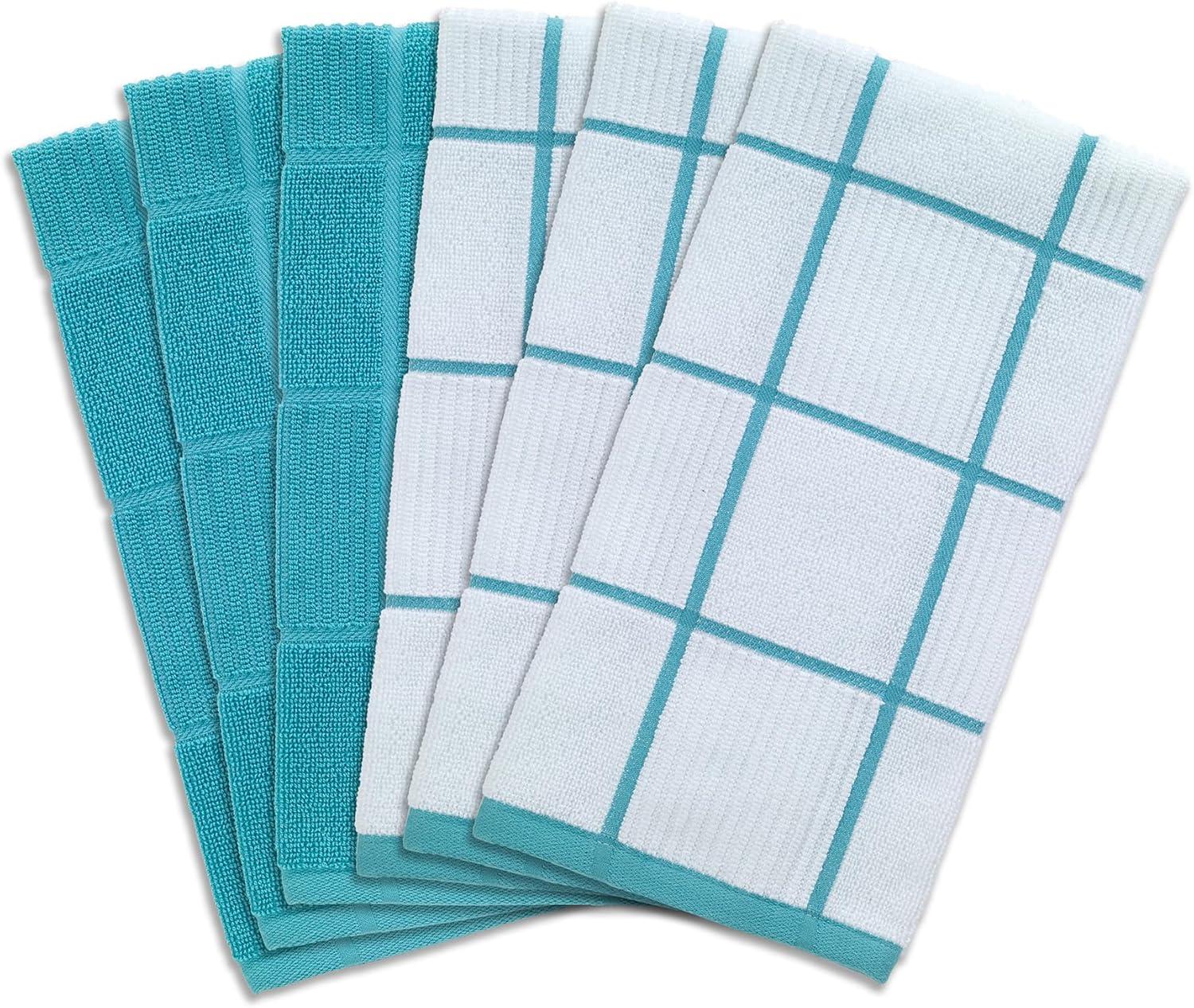 T-fal Solid and Check Dish Cloth