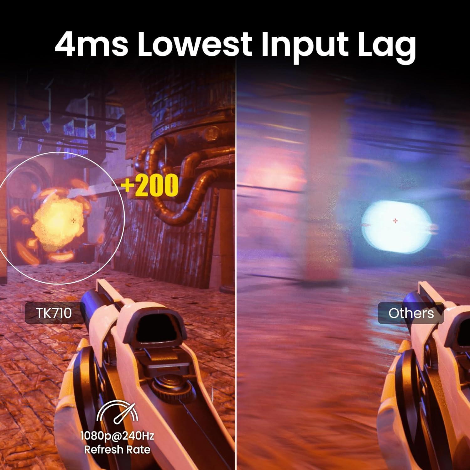 BenQ TK710 4K Ultra HD Gray and White Laser Projector