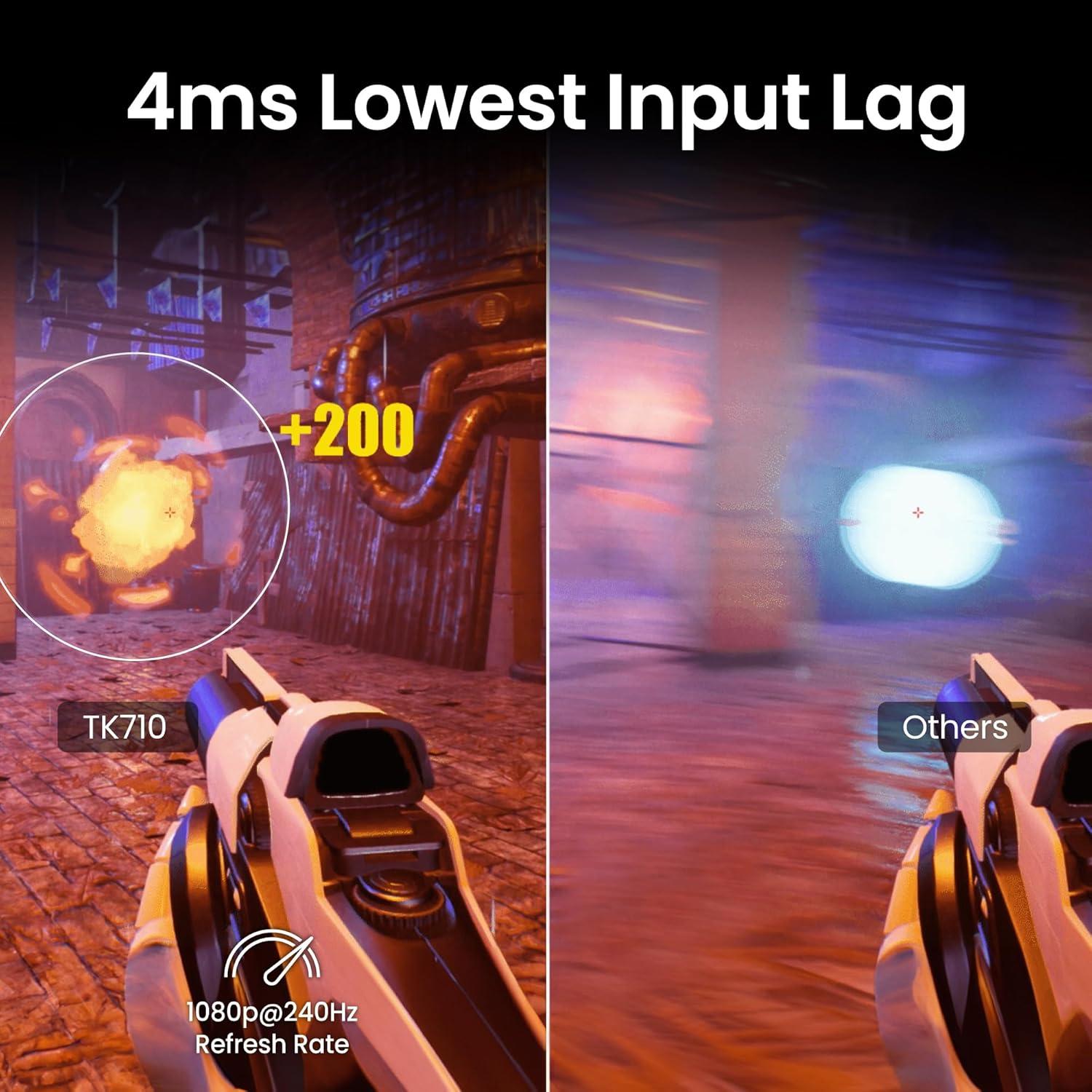 BenQ TK710 4K Ultra HD Gray and White Laser Projector