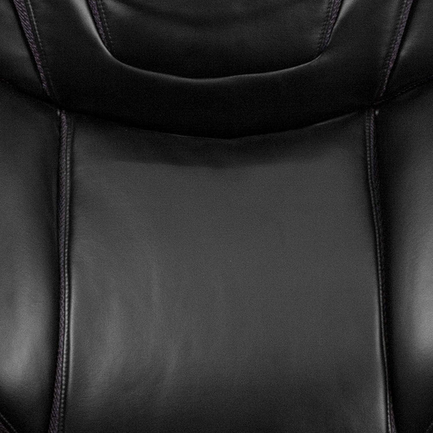 Hercules Series 500 lb Black LeatherSoft High-Back Executive Swivel Chair