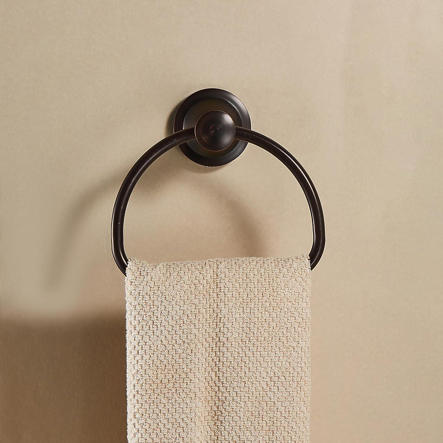 Oil Rubbed Bronze Stainless Steel Wall Mounted Towel Ring