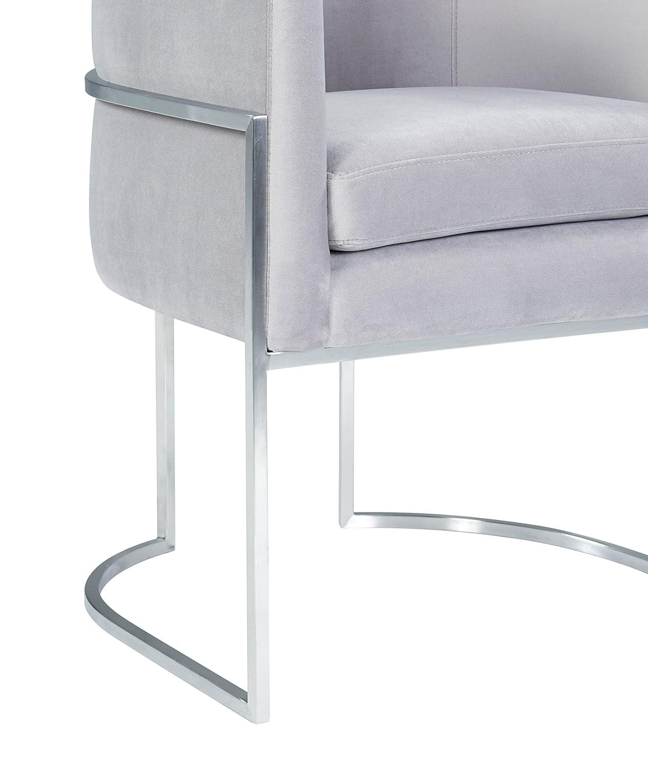 Giselle Velvet Upholstered Armchair