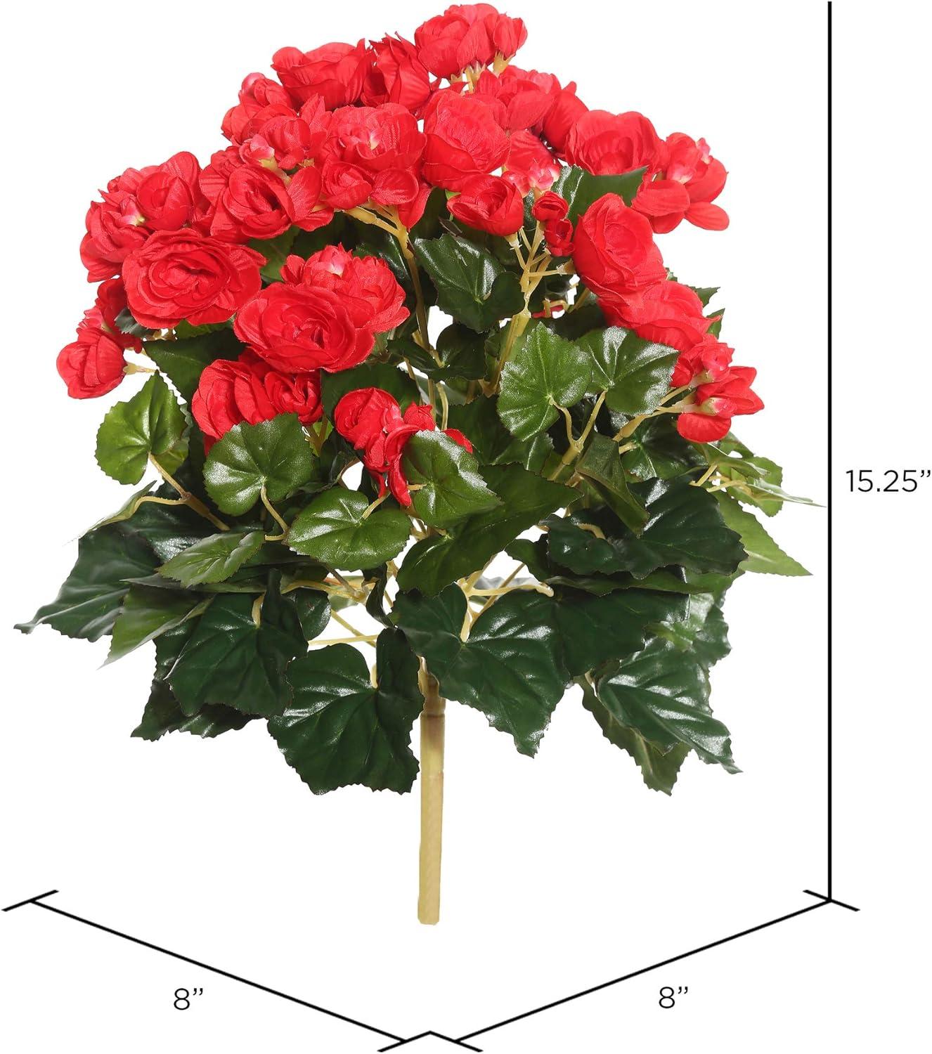 Primrue Artificial Polyester Begonia Bush