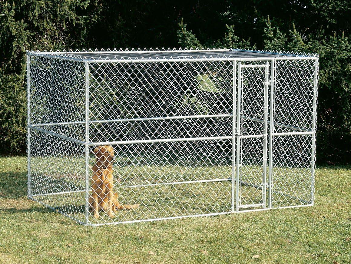 MidWest K9 Dog Kennel, Includes Sunscreen Cover, 10 x 6 x 6 feet