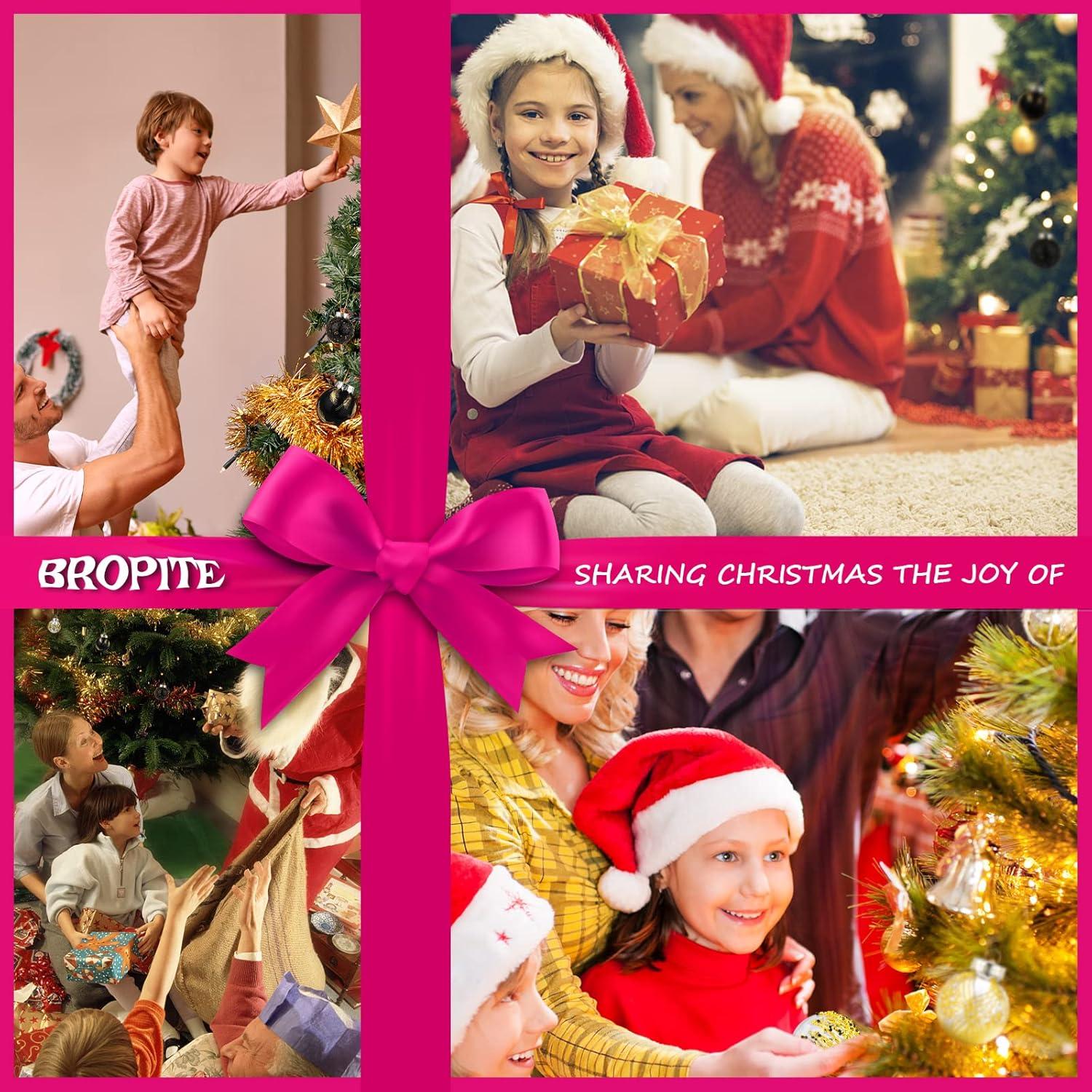 Christmas JoyMoreHome 25Pcs Christmas Tree Ball Ornaments 2.36" Red White Shatterproof Hanging Christmas Ball Ornaments for Xmas New Year Birthday Home Party Supplies