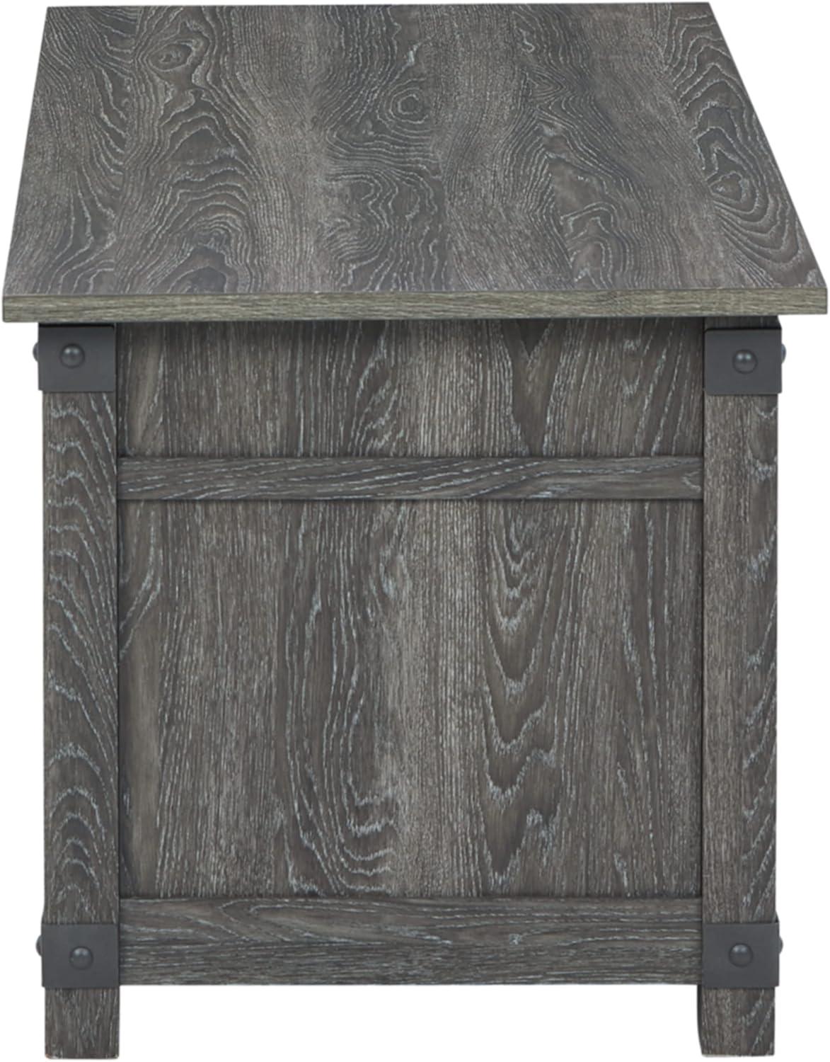 Signature Design by Ashley Casual Freedan Lift-Top Coffee Table  Grayish Brown