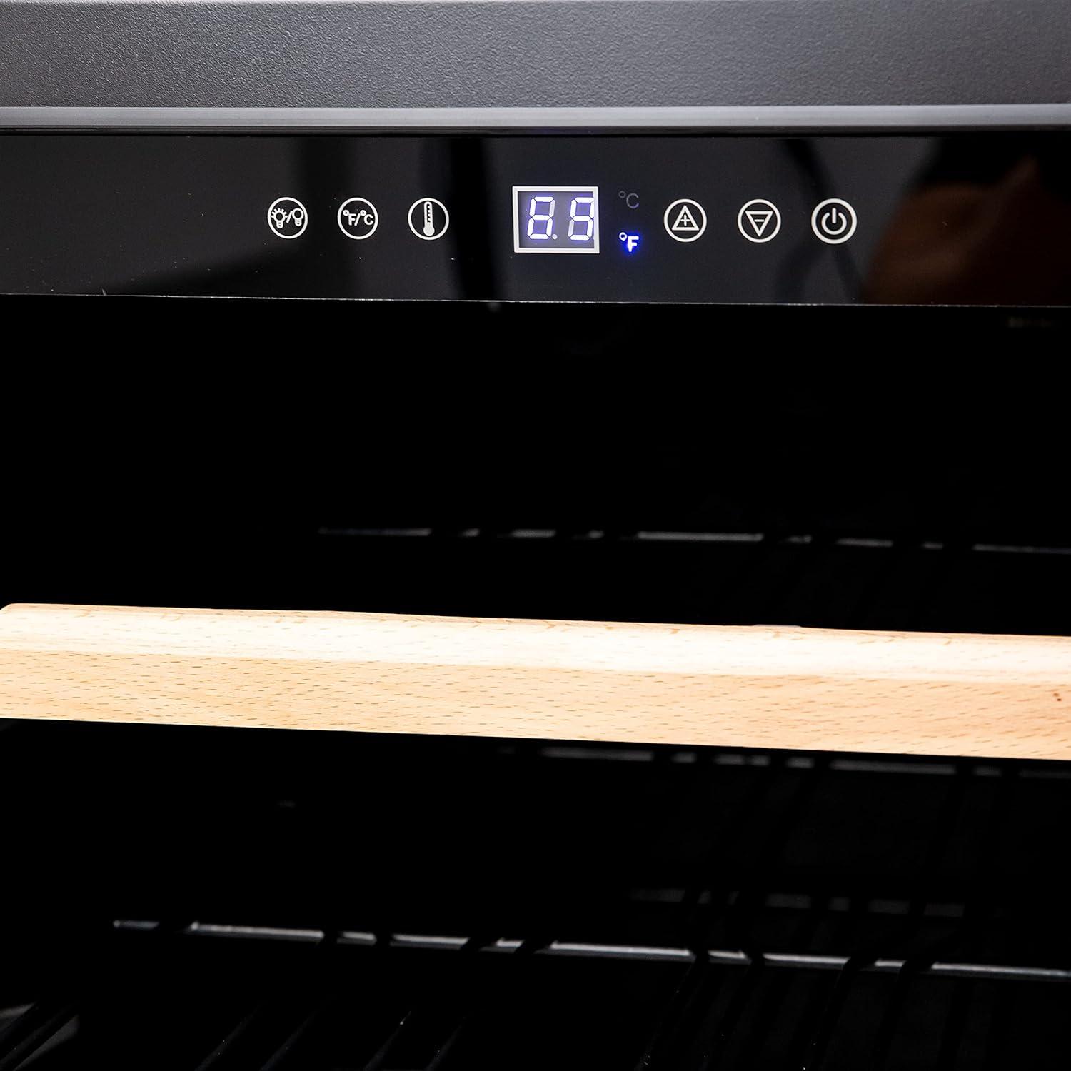 30 Bottle Wine Chiller, Black