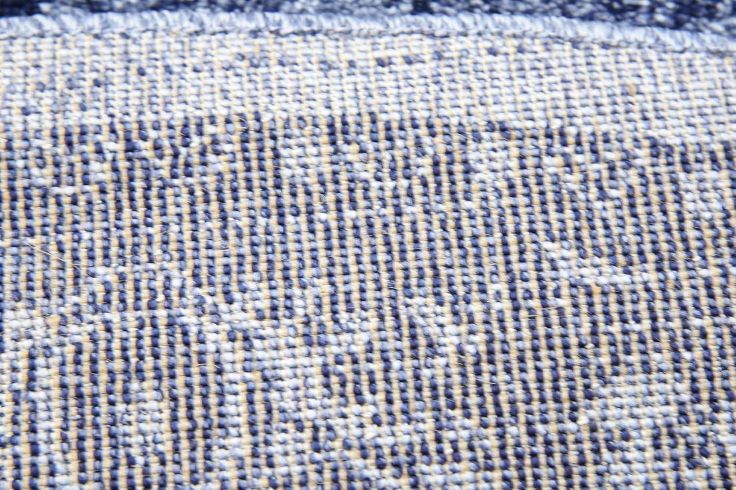 Unique Loom La Jolla Collection Area Rug - Floral (8' Round Blue/Navy Blue)
