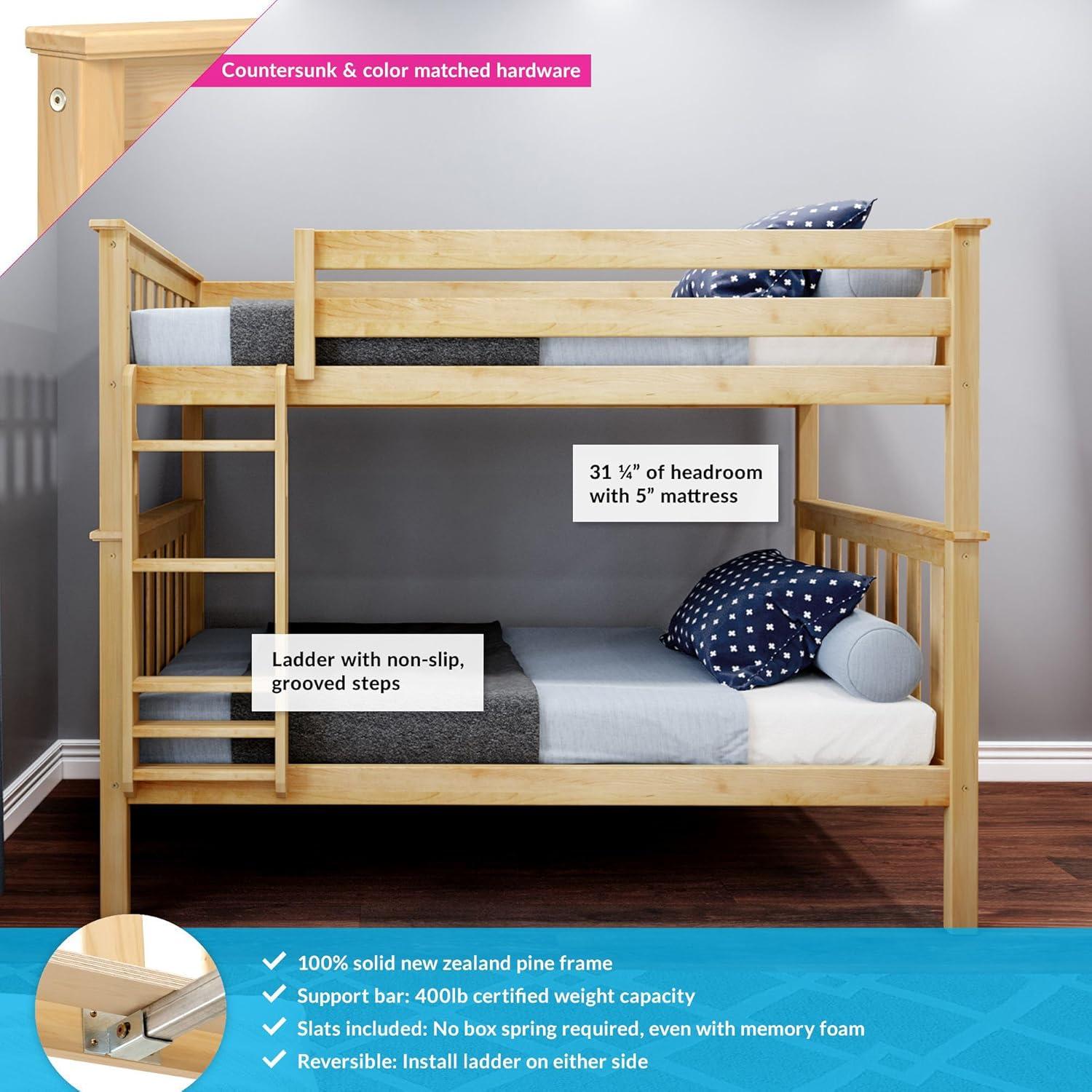 Max & Lily Twin over Twin Bunk Bed