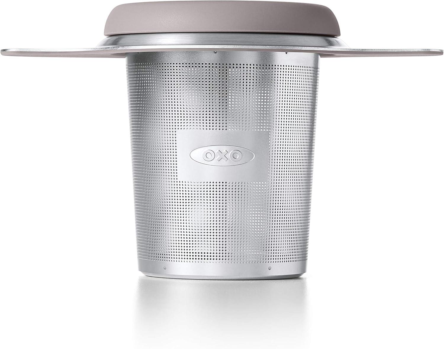 OXO Good Grips Stainless Steel Tea Infuser Basket in Black