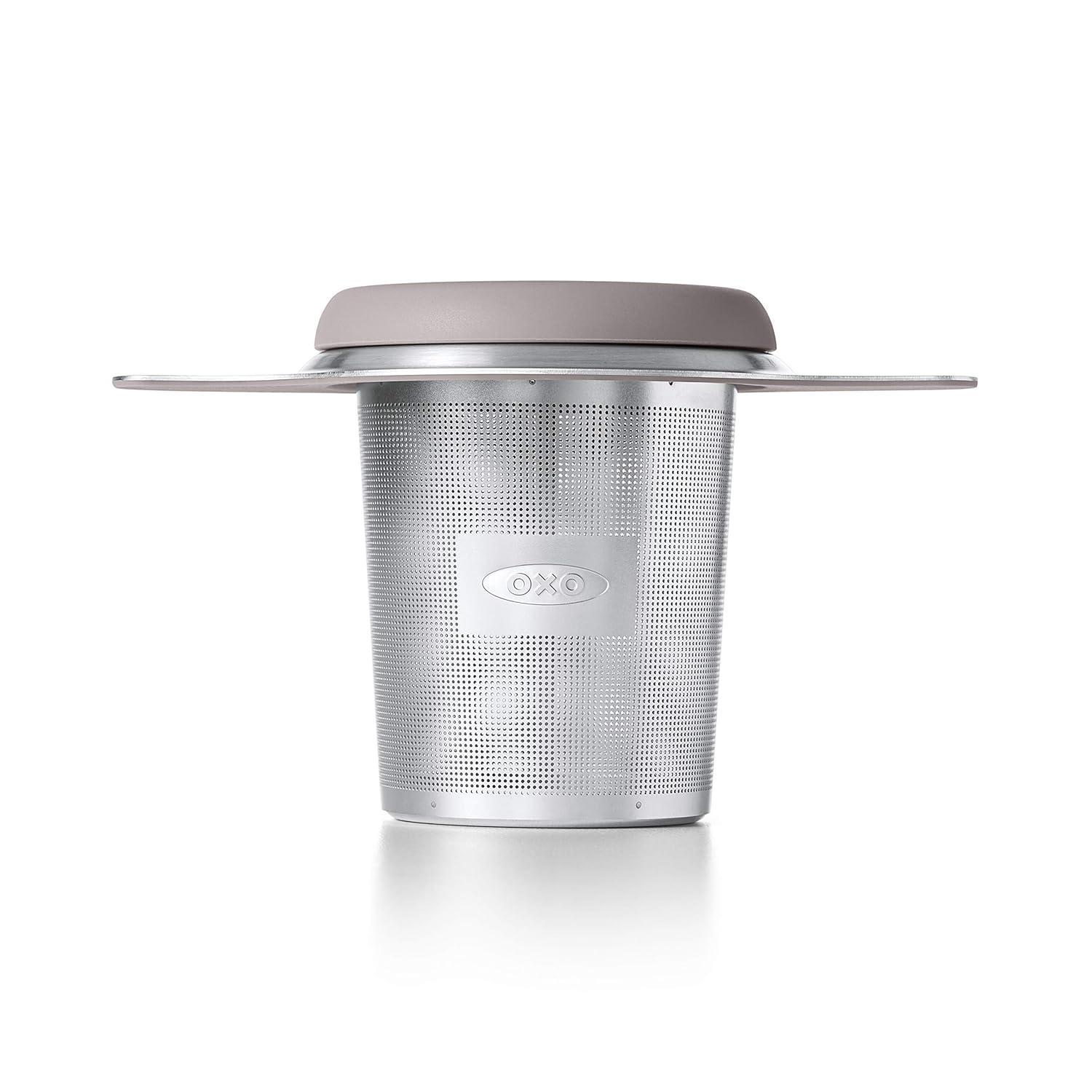 OXO Good Grips Stainless Steel Tea Infuser Basket in Black