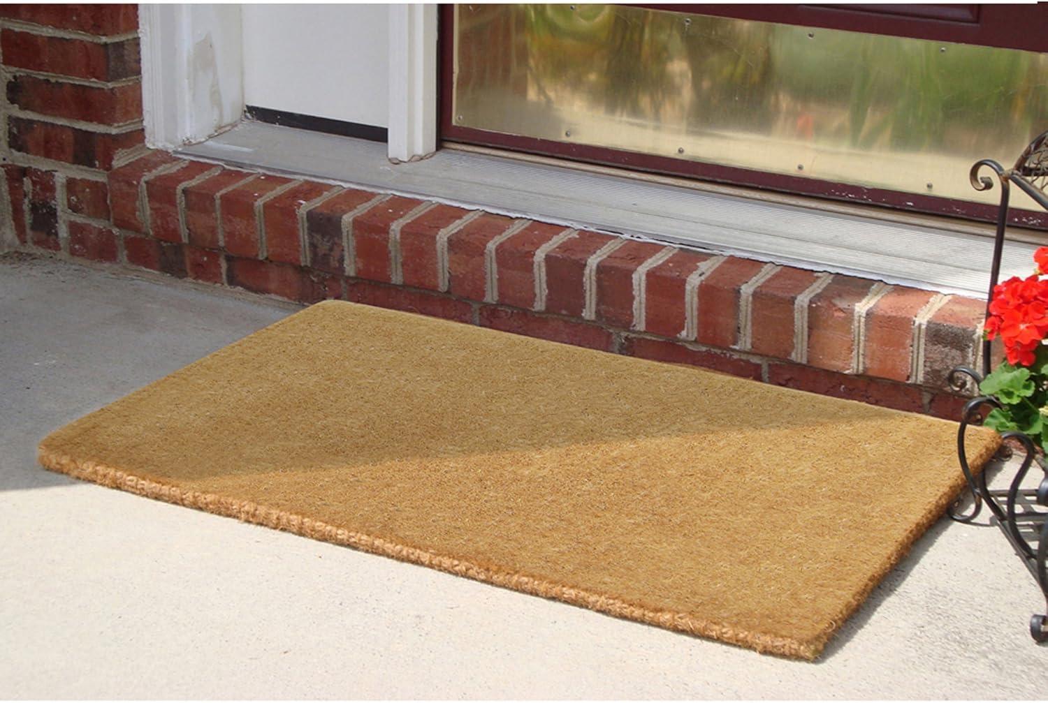 Heavy Duty Natural Coir Outdoor Doormat, 30" x 48"