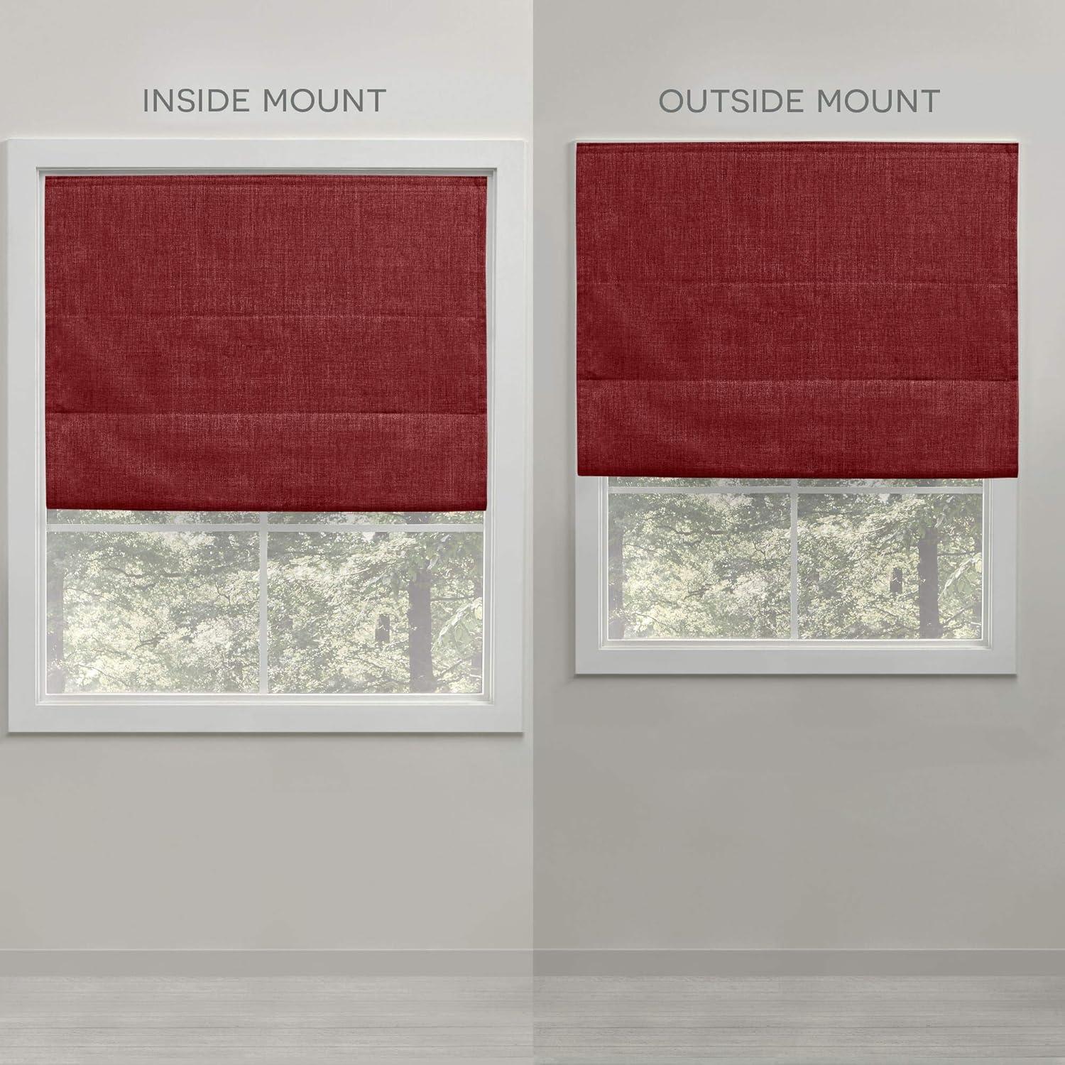 Acadia Total Blackout Roman Curtain Shades - Exclusive Home