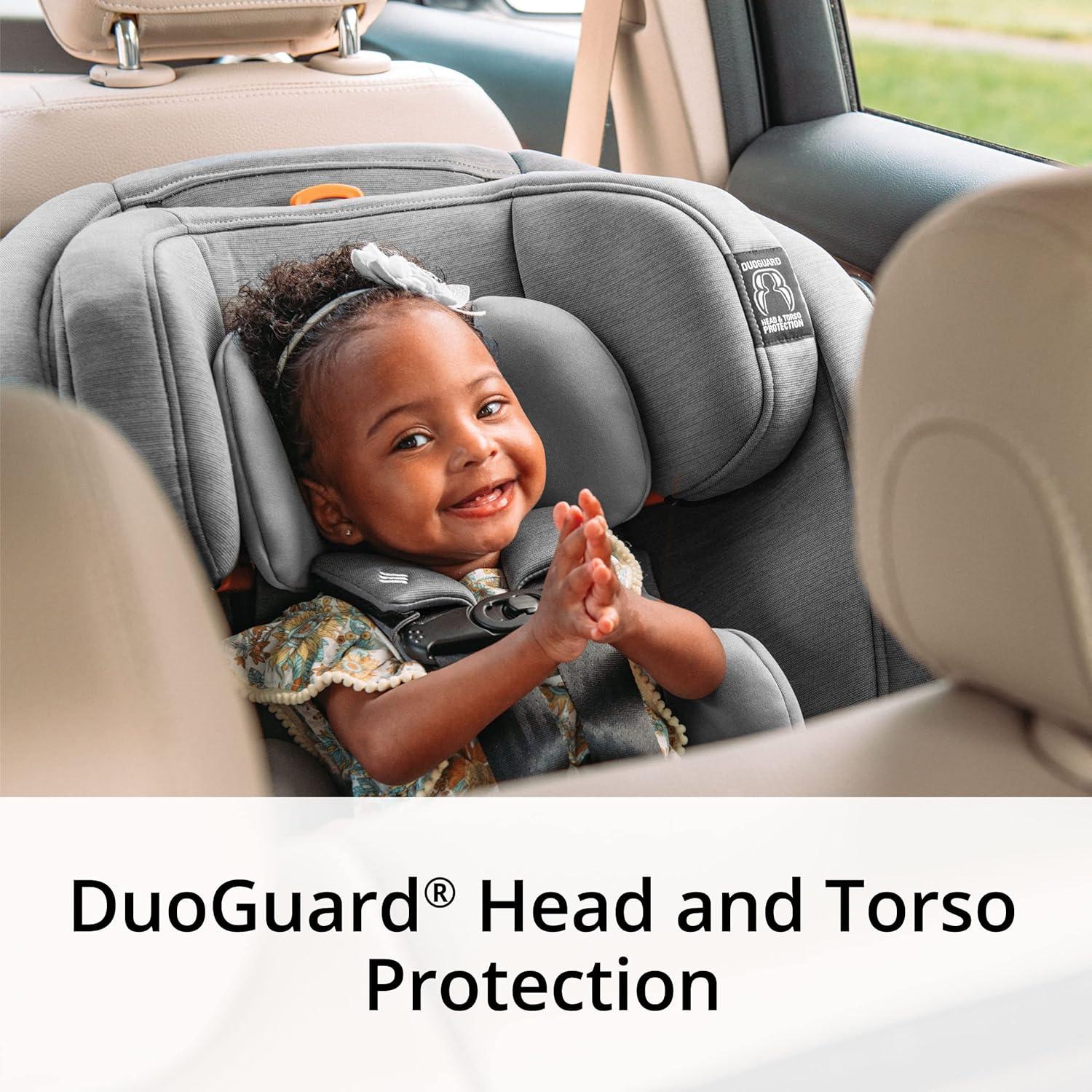 Chicco OneFit ClearTex All-in-One Convertible Car Seat - Slate