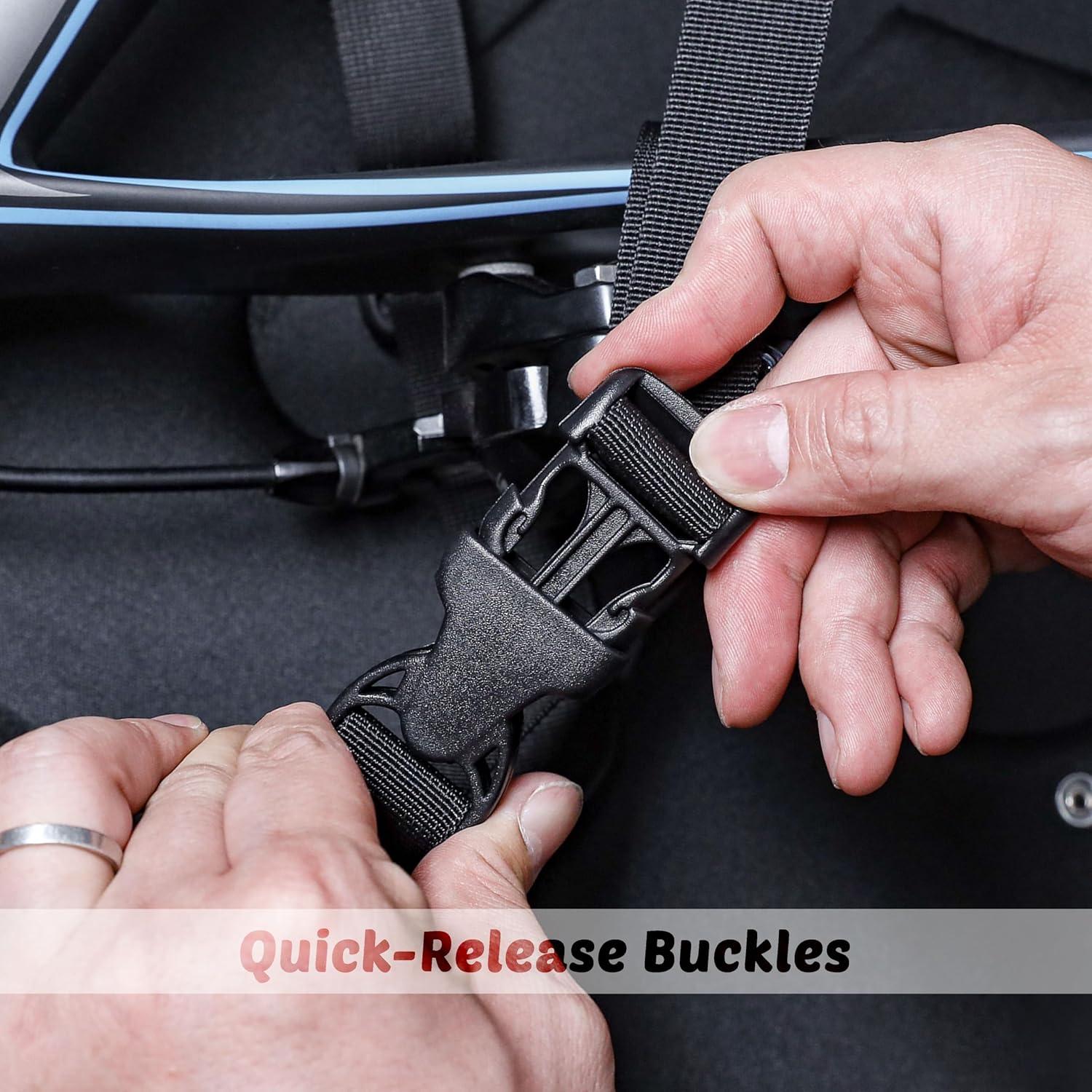 CyclingDeal Bike Travel Case | Lightweight & Durable Bike Case for Flying w/EVA Material | TSA Lock & Wheels for Easy Transportation | Bicycle Travel Bag for Flights | Up to 700c Road or 29" MTBs