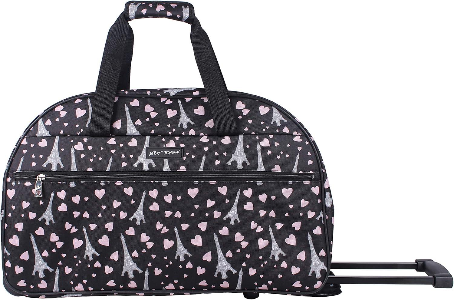 Betsey Johnson Wheeled Weekender Bag