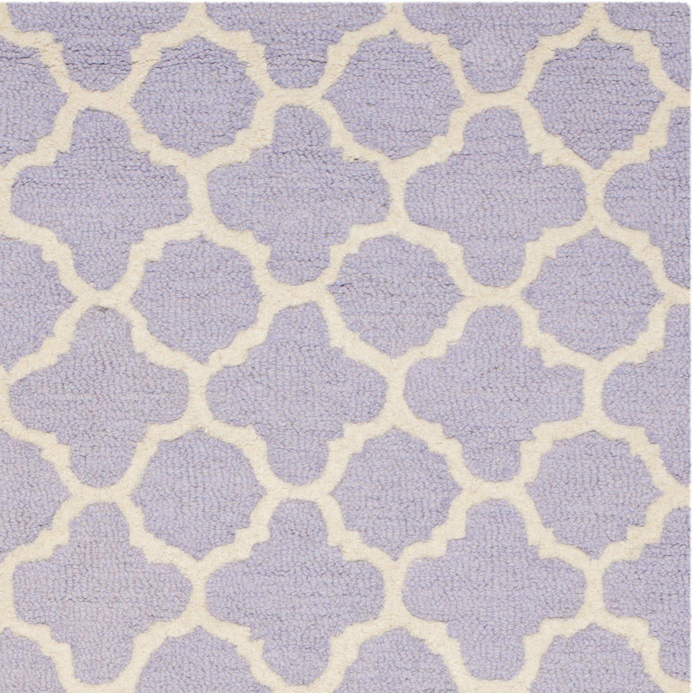 Cambridge CAM130 Tufted Indoor Area Rug - Lavander/Ivory - 5'x8' - Safavieh