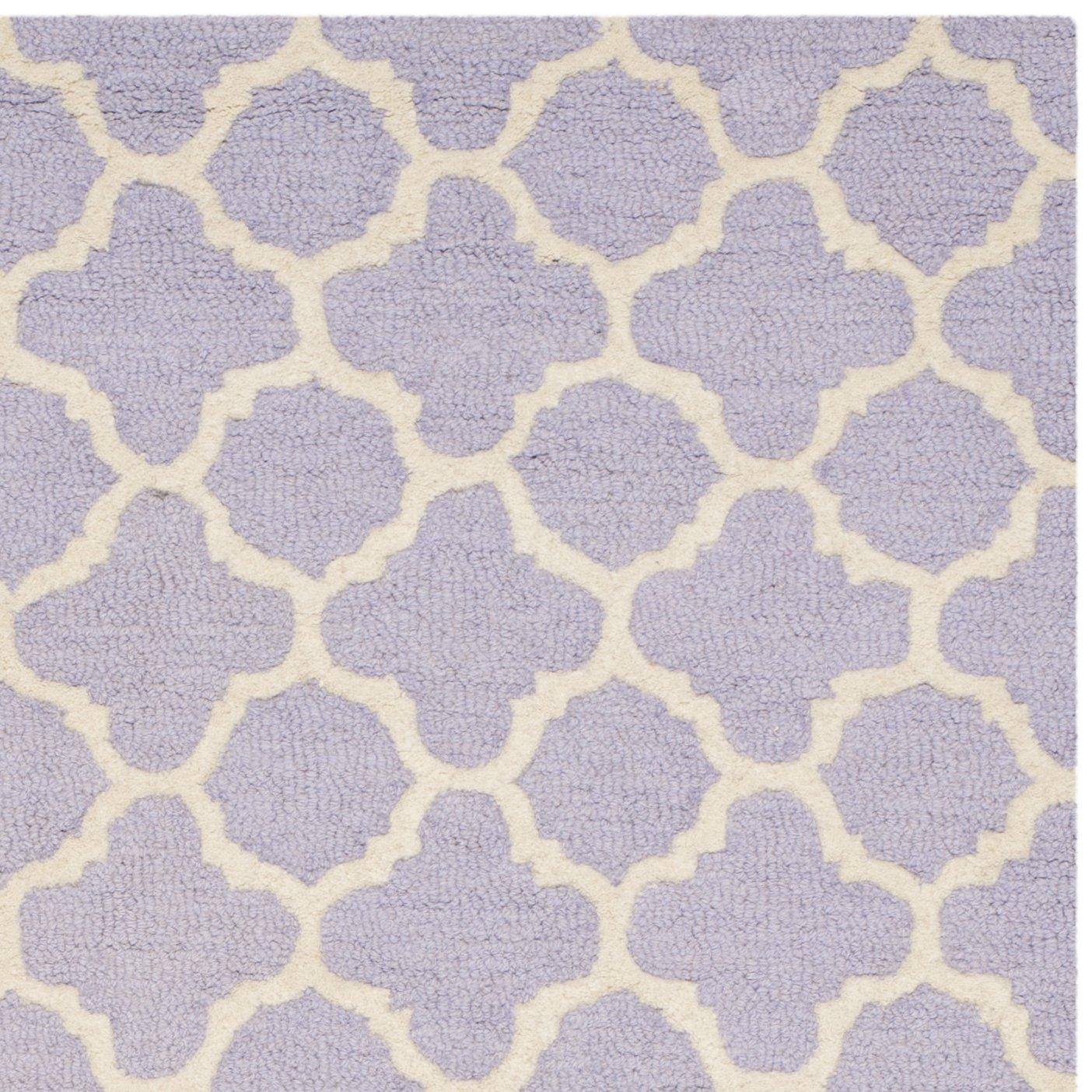 Cambridge CAM130 Tufted Indoor Area Rug - Lavander/Ivory - 5'x8' - Safavieh