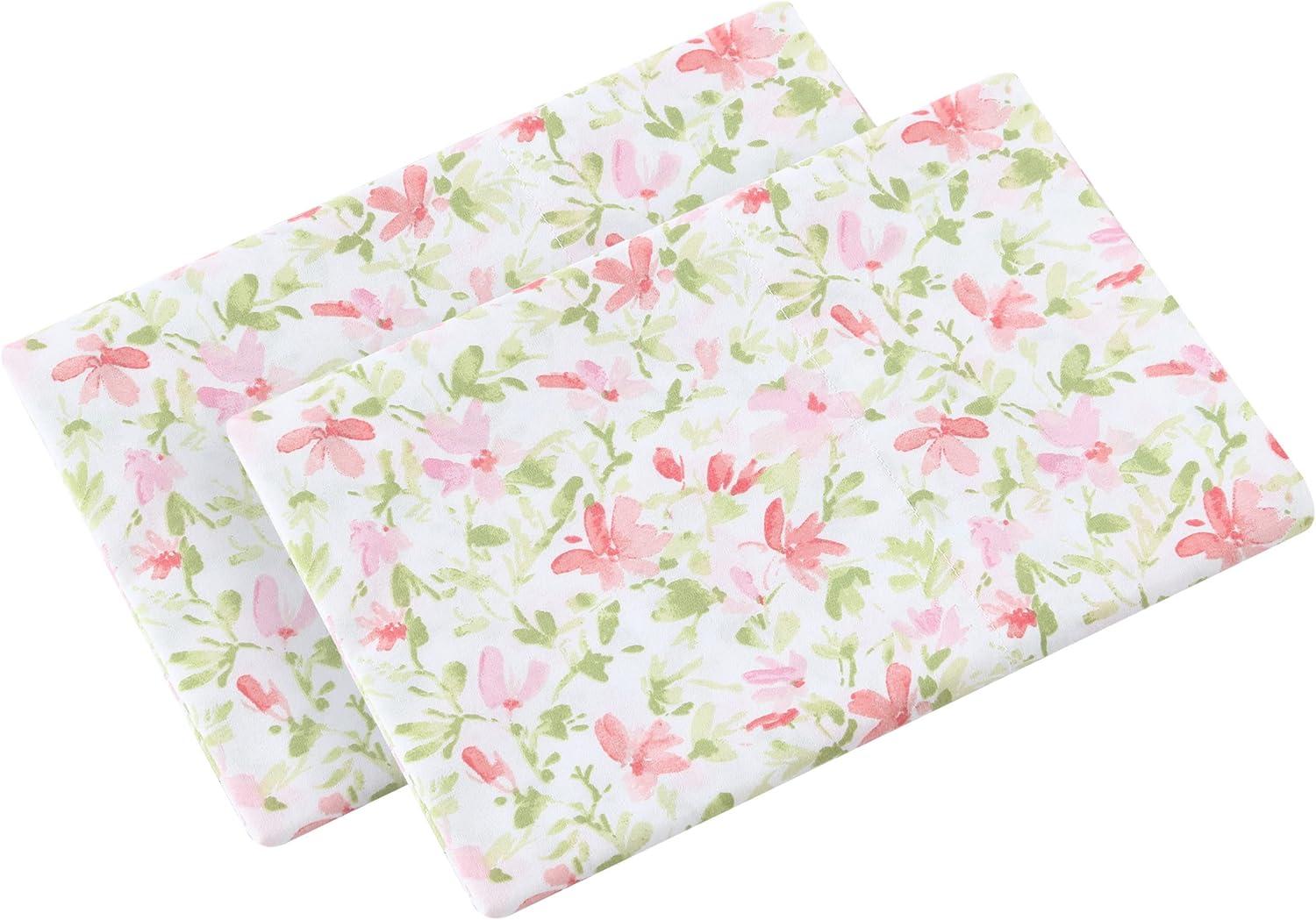 Laura Ashley Printed Cotton Percale Pillowcase Set