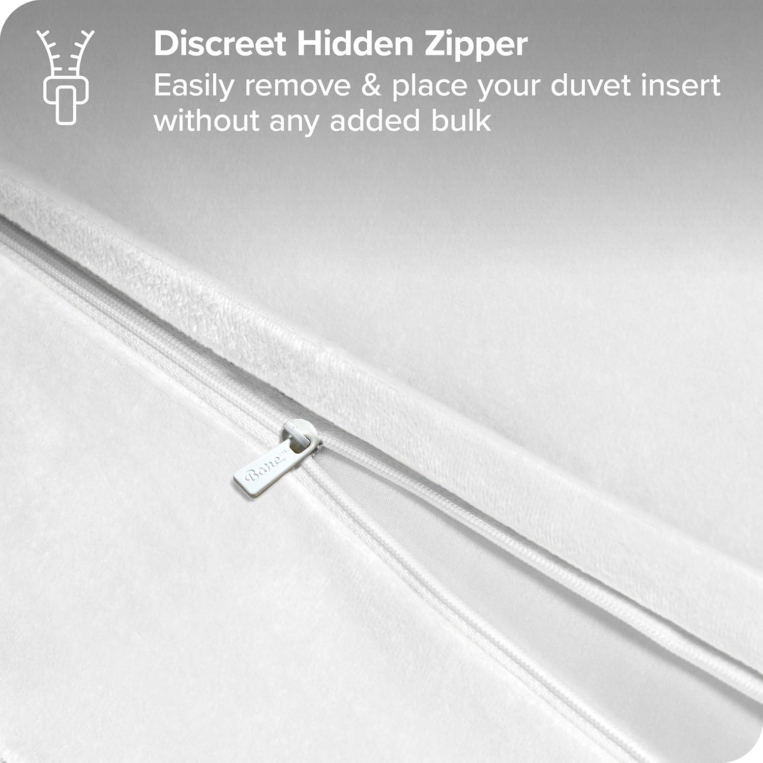 Bare Home Shaggy Fleece Plush Duvet Cover