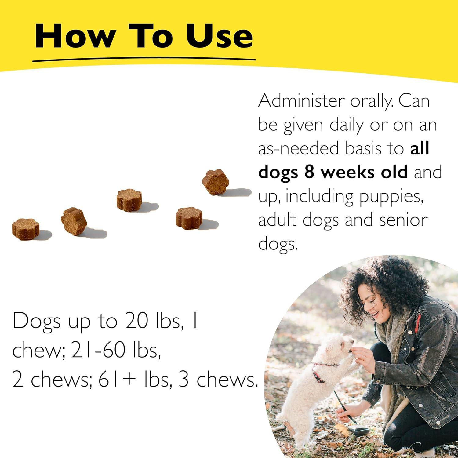 Bach RESCUE Pet Calming Chews for Dogs, 60 Soft Chews