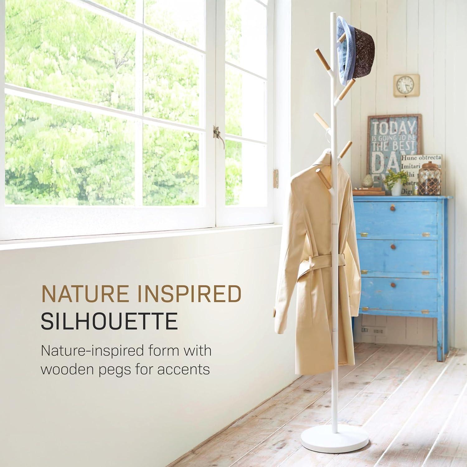 Yamazaki Home Coat Hanger, Steel, Weighted Base