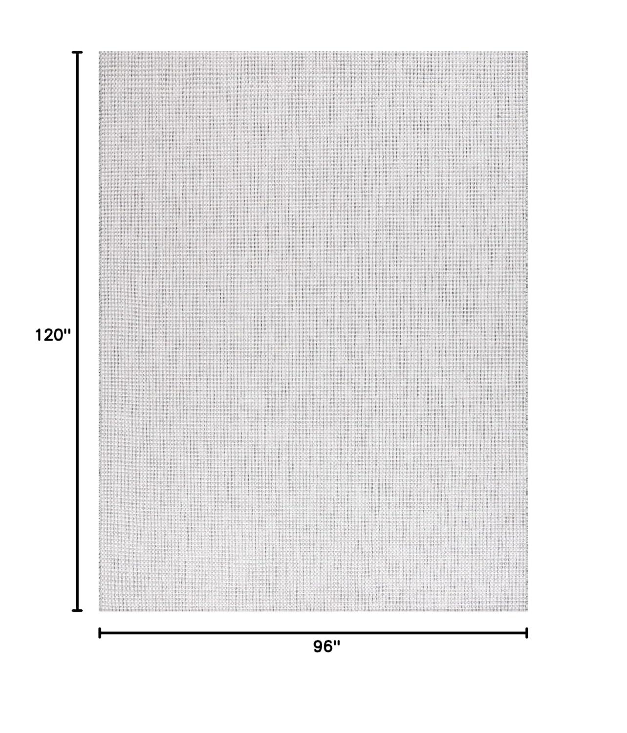 Courtyard CY8022 Power Loomed Indoor and Outdoor Area Rug - Grey/Navy - 8'x10' - Safavieh