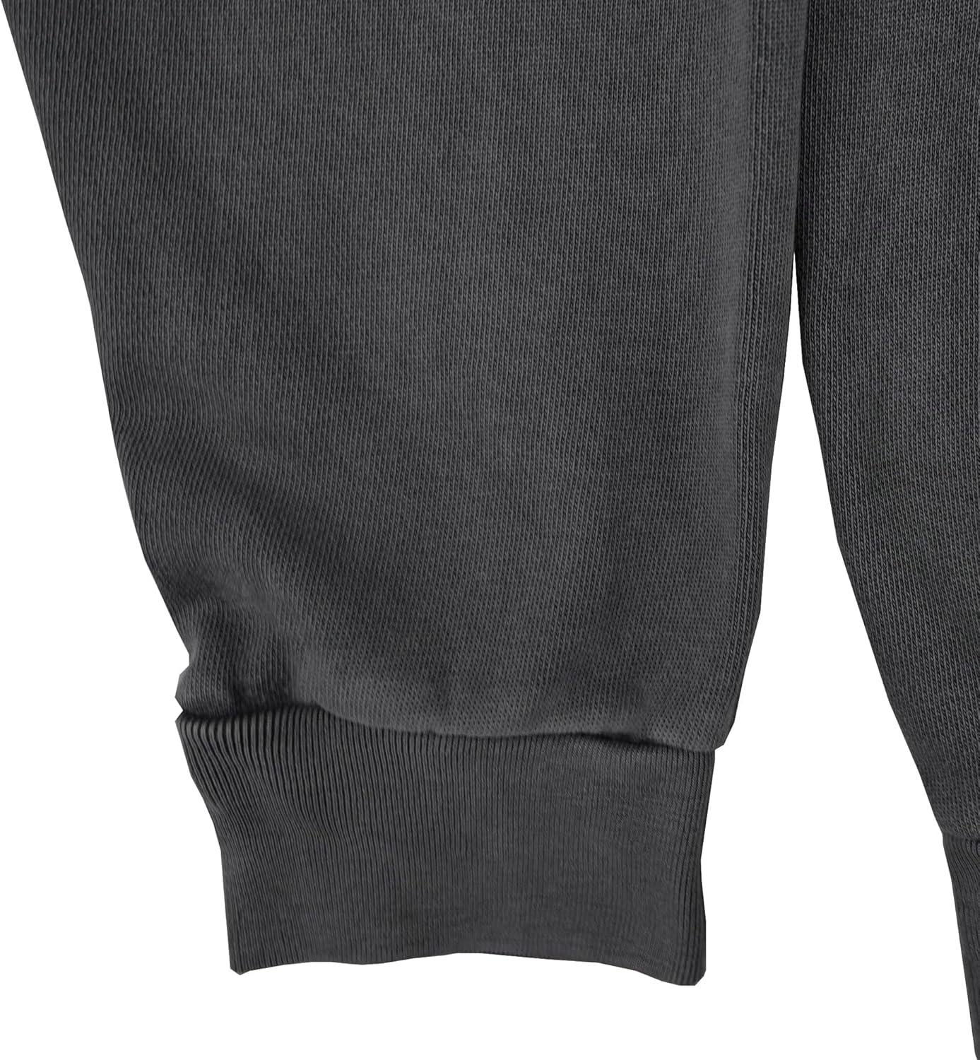 Expert Brand USA-Made Men's Oversized Heavyweight Cotton Pullover Hoodie Charcoal XL