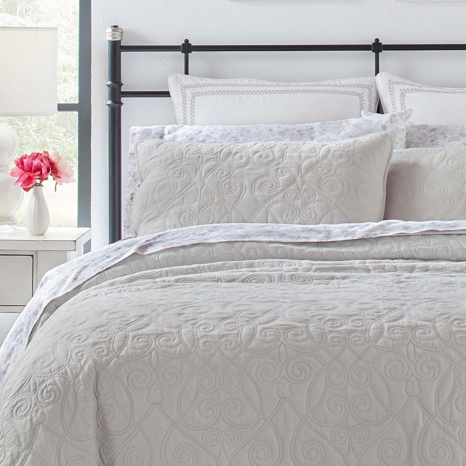 Laura Ashley Felicity Cotton Reversible Quilt Set