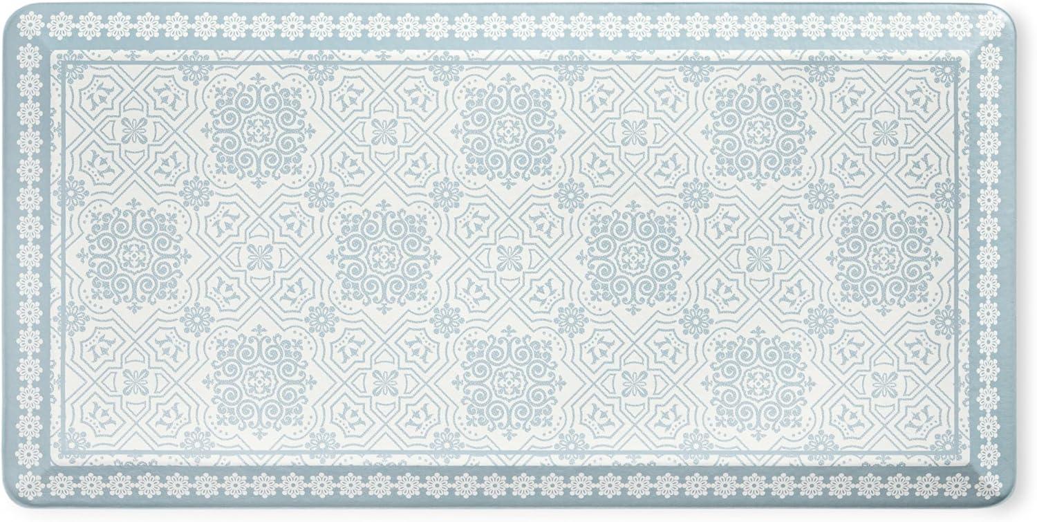 Martha Stewart MARTHA STEWART Comfort Anti Fatigue Strie Medallion Kitchen Mat 19.6”x39”