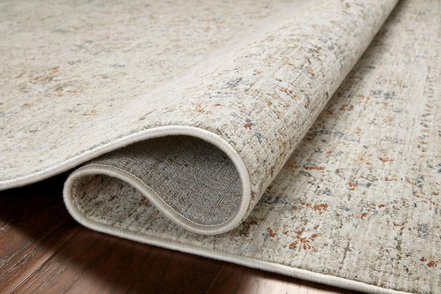 Honora Bone and Multicolor Rectangular Accent Rug