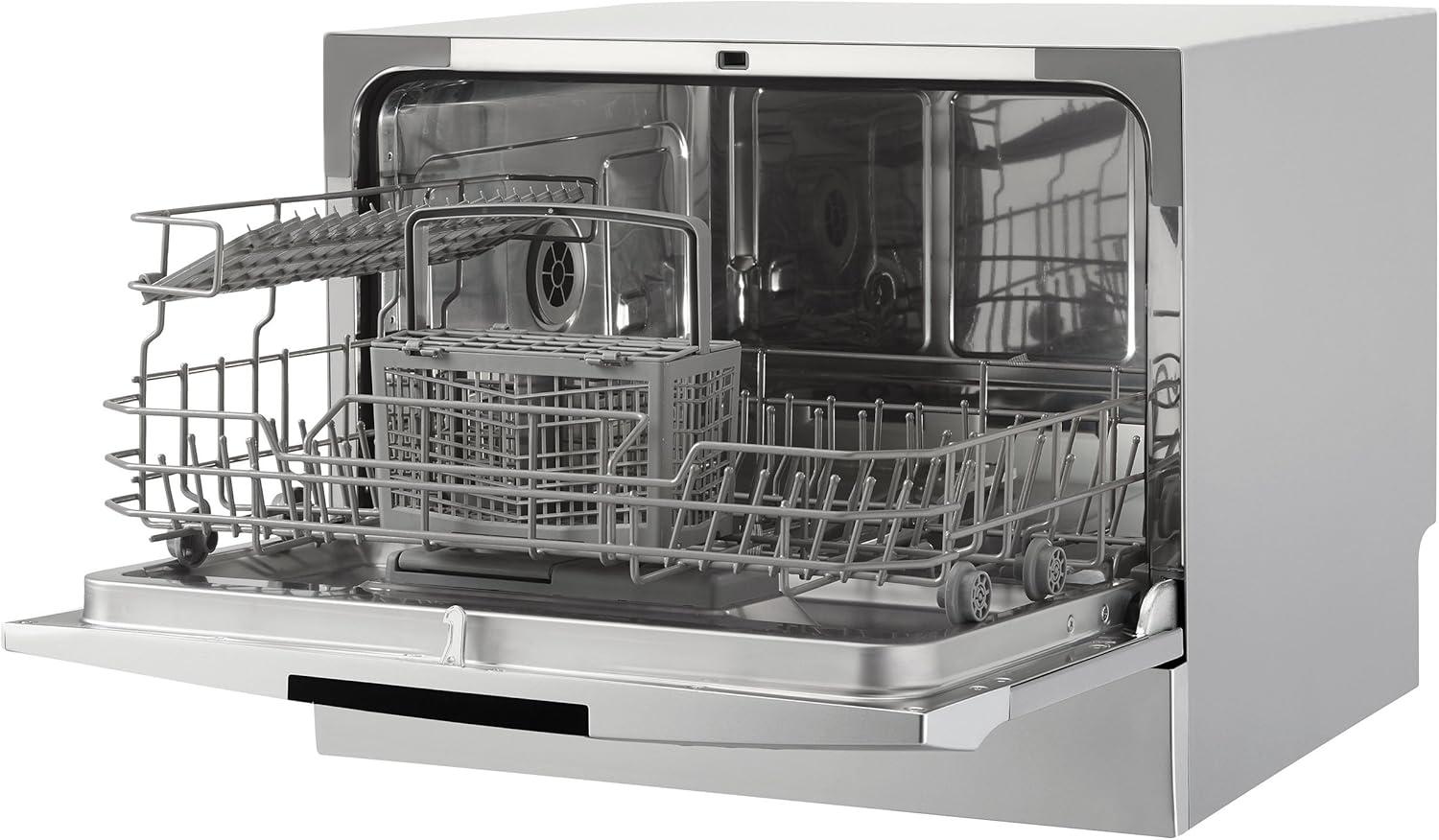 Danby DDW631SDB 6 Place Setting Countertop Dishwasher in Silver