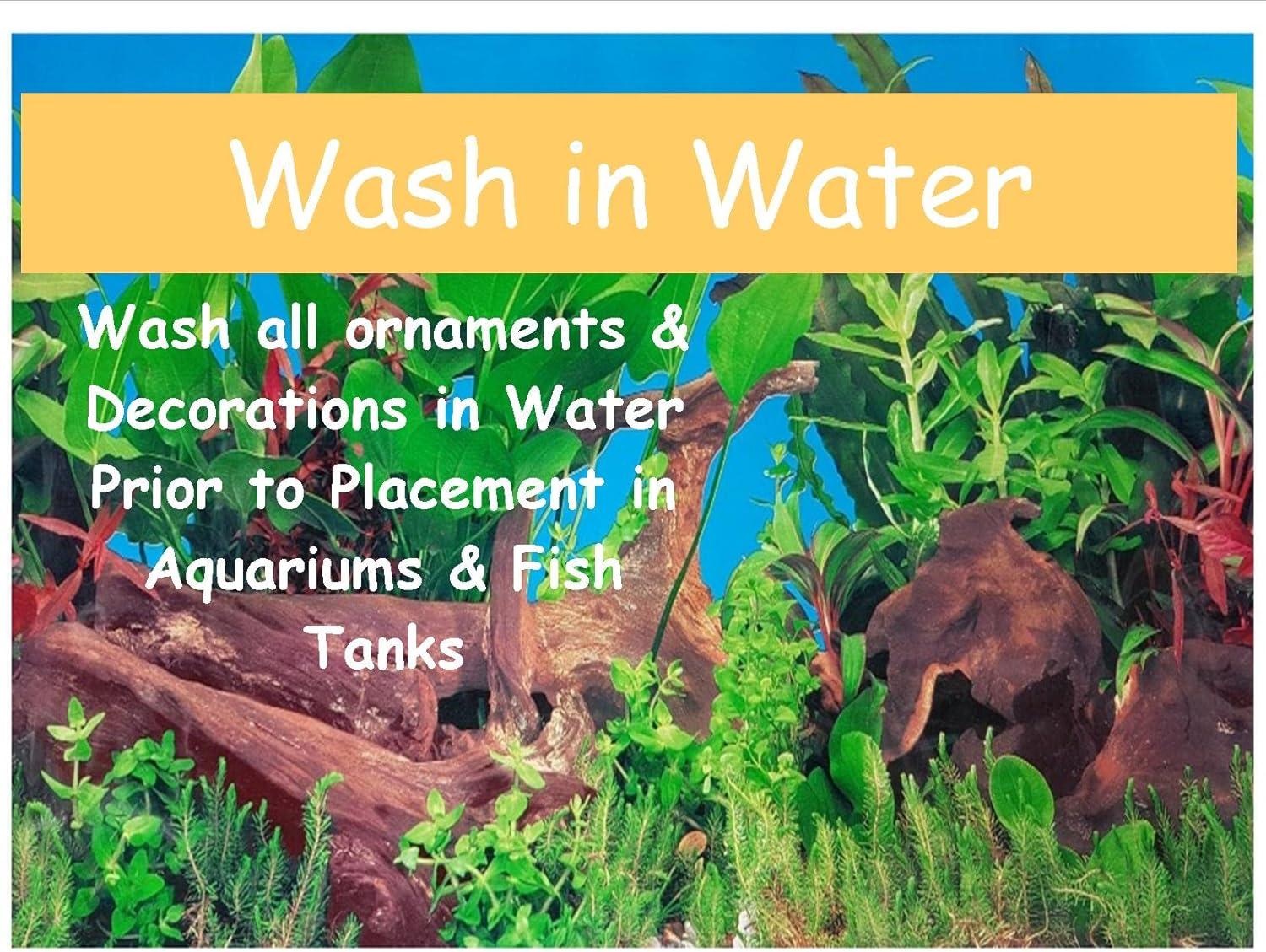 Artificial Dragon Stone Rock Formation, 12 Inches Tall, Aquarium Fish Ornament | Aquascape Large Resin Boulders Fish s, Reptile & Aquatic Habitat Safe