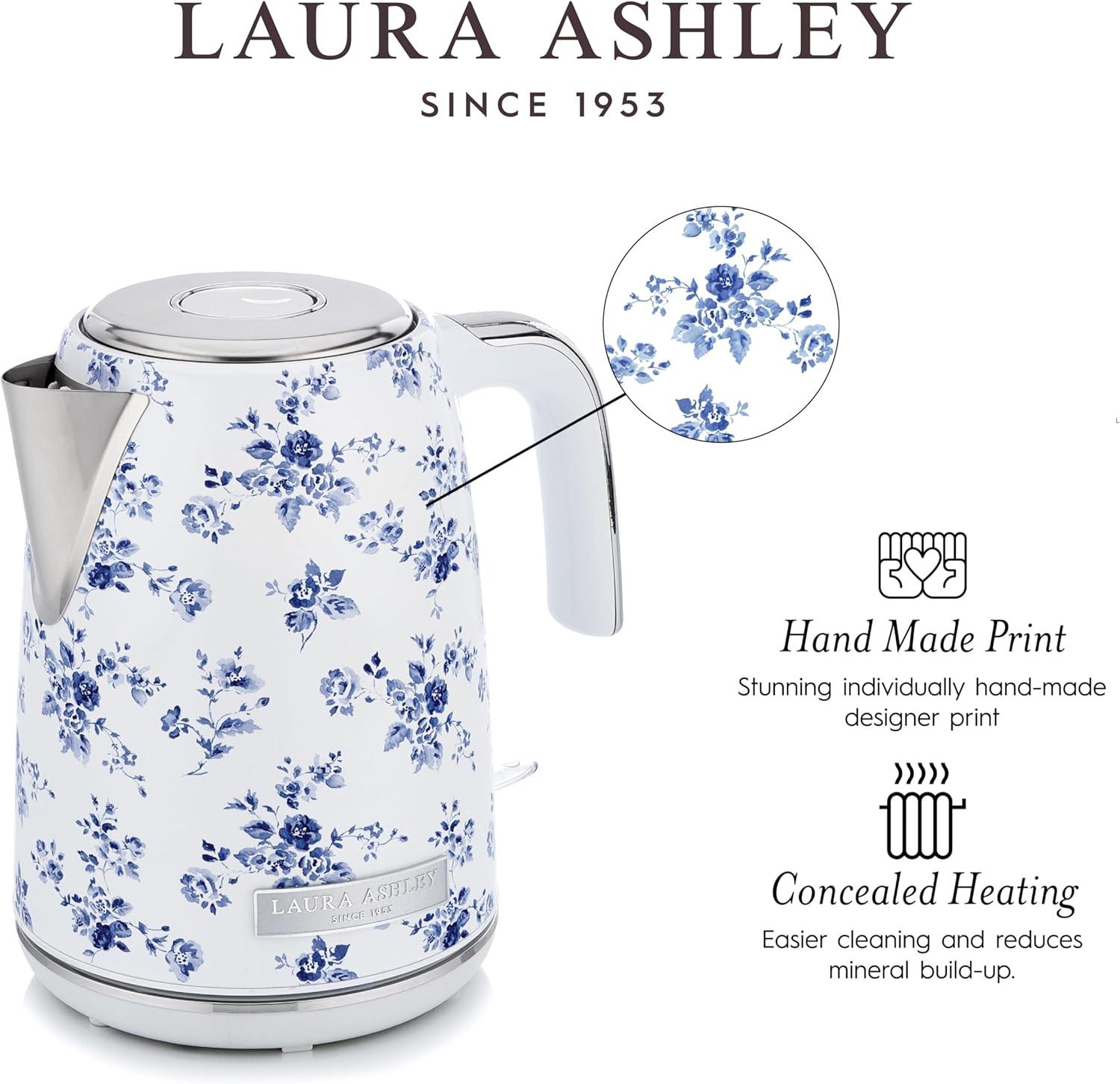 VQ Laura Ashley 1.7 Liter Jug Kettle, China Rose