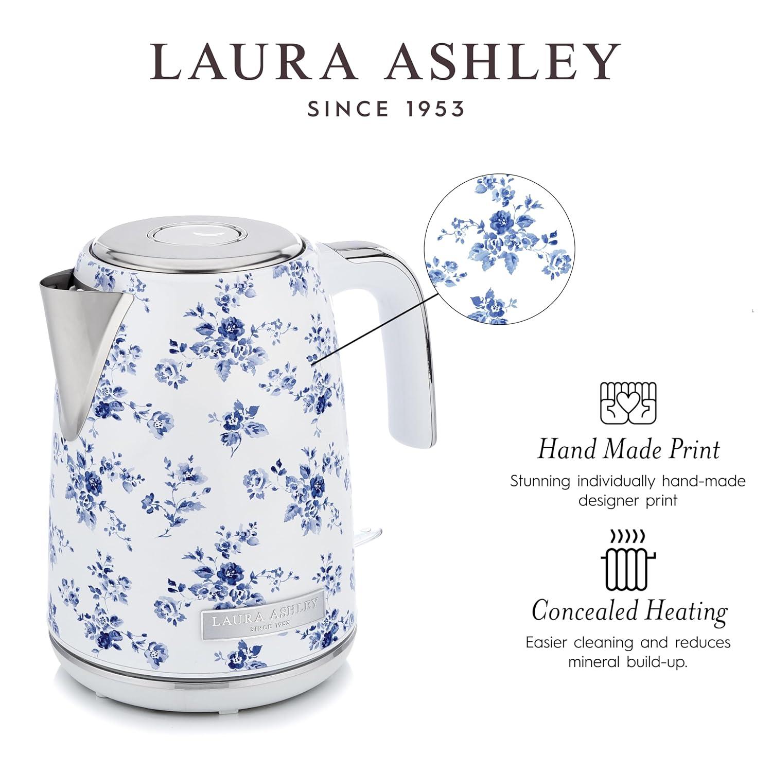 Laura Ashley VQ Laura Ashley 1.7 Liter Jug Kettle, China Rose