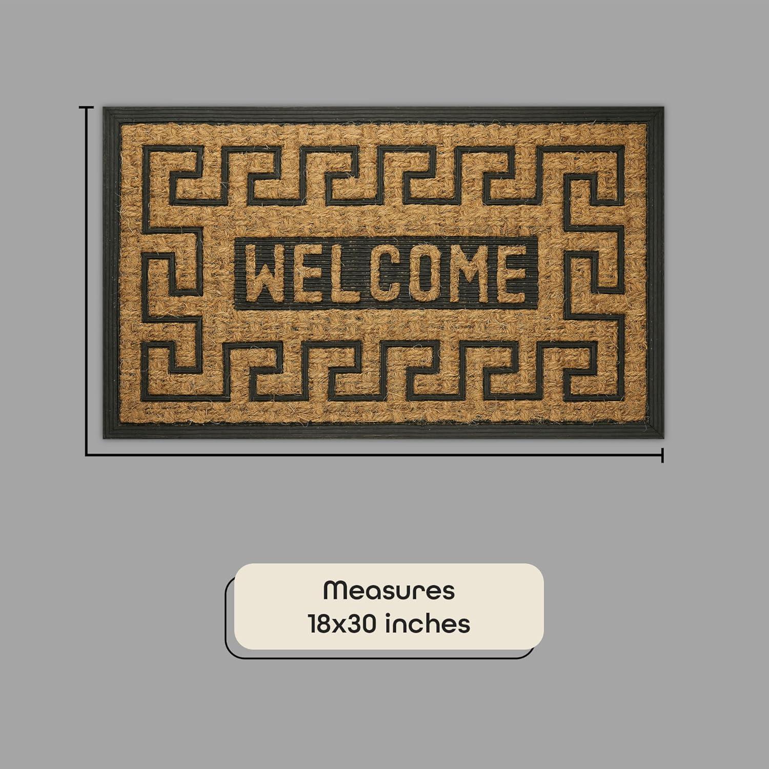 Achim Coco Greek Key Doormat, 18" x 30"